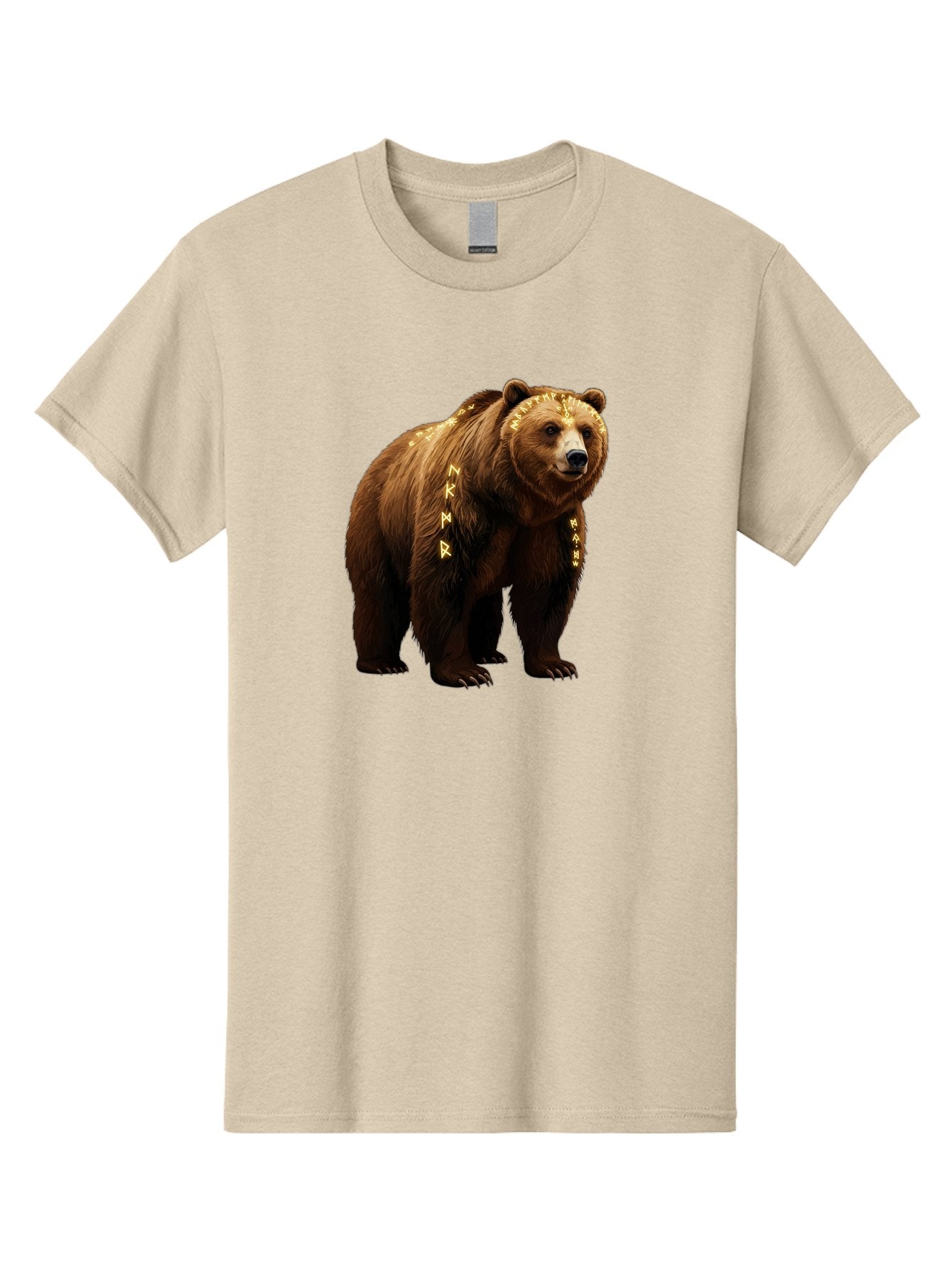Runic-Brown-Bear Men'S Graphic Tee, 100% Cotton, Comfortable Casual Summer Wear, Machine Washable, Vintage Camera, Old Camera, Antique Camera, Black Camera, Classic Photography, Photography Equipment, Nostalgic Device, Film Camera, Camera Art Baf491 14