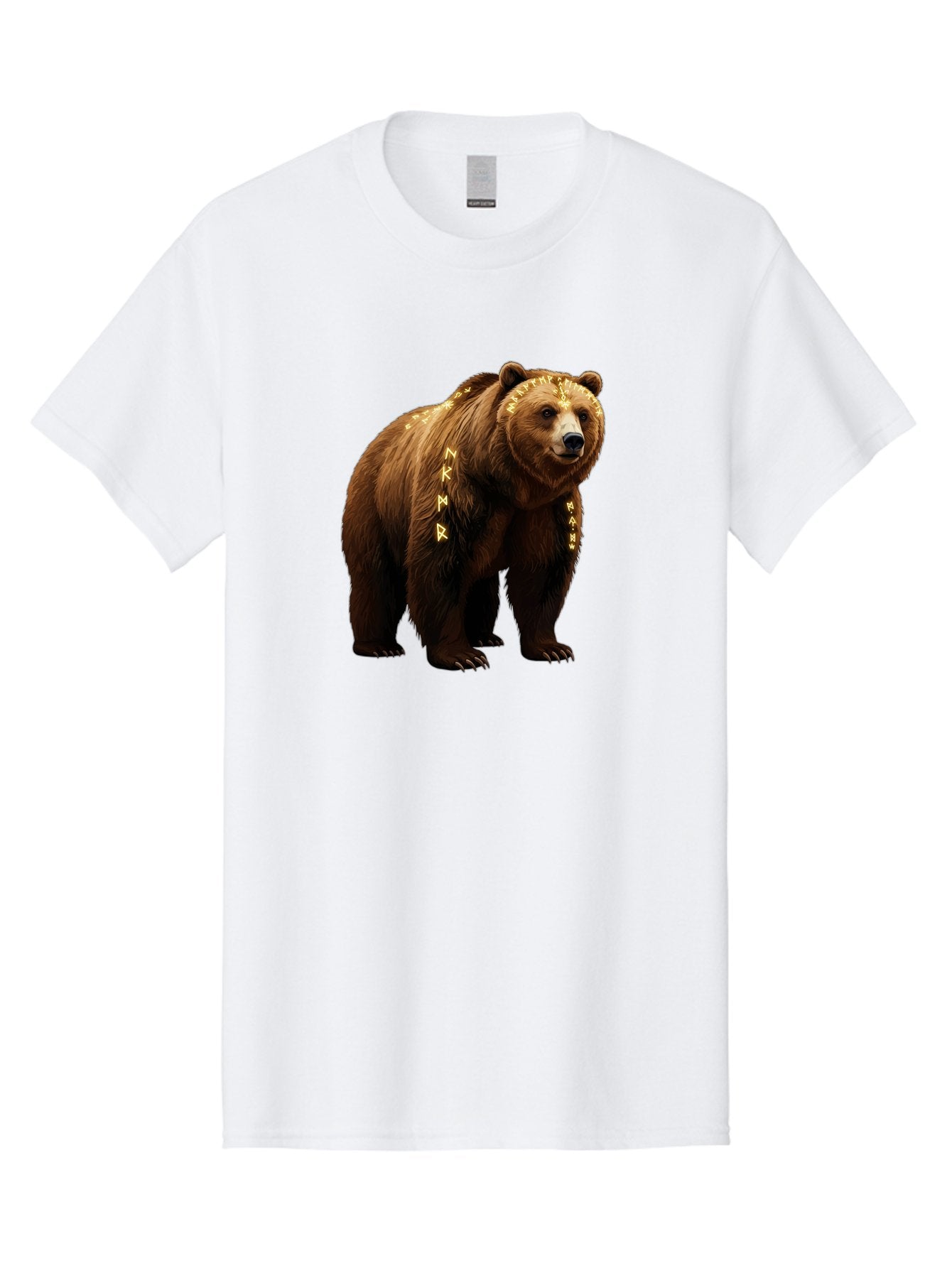 Runic-Brown-Bear Men'S Graphic Tee, 100% Cotton, Comfortable Casual Summer Wear, Machine Washable, Vintage Camera, Old Camera, Antique Camera, Black Camera, Classic Photography, Photography Equipment, Nostalgic Device, Film Camera, Camera Art Baf491 8