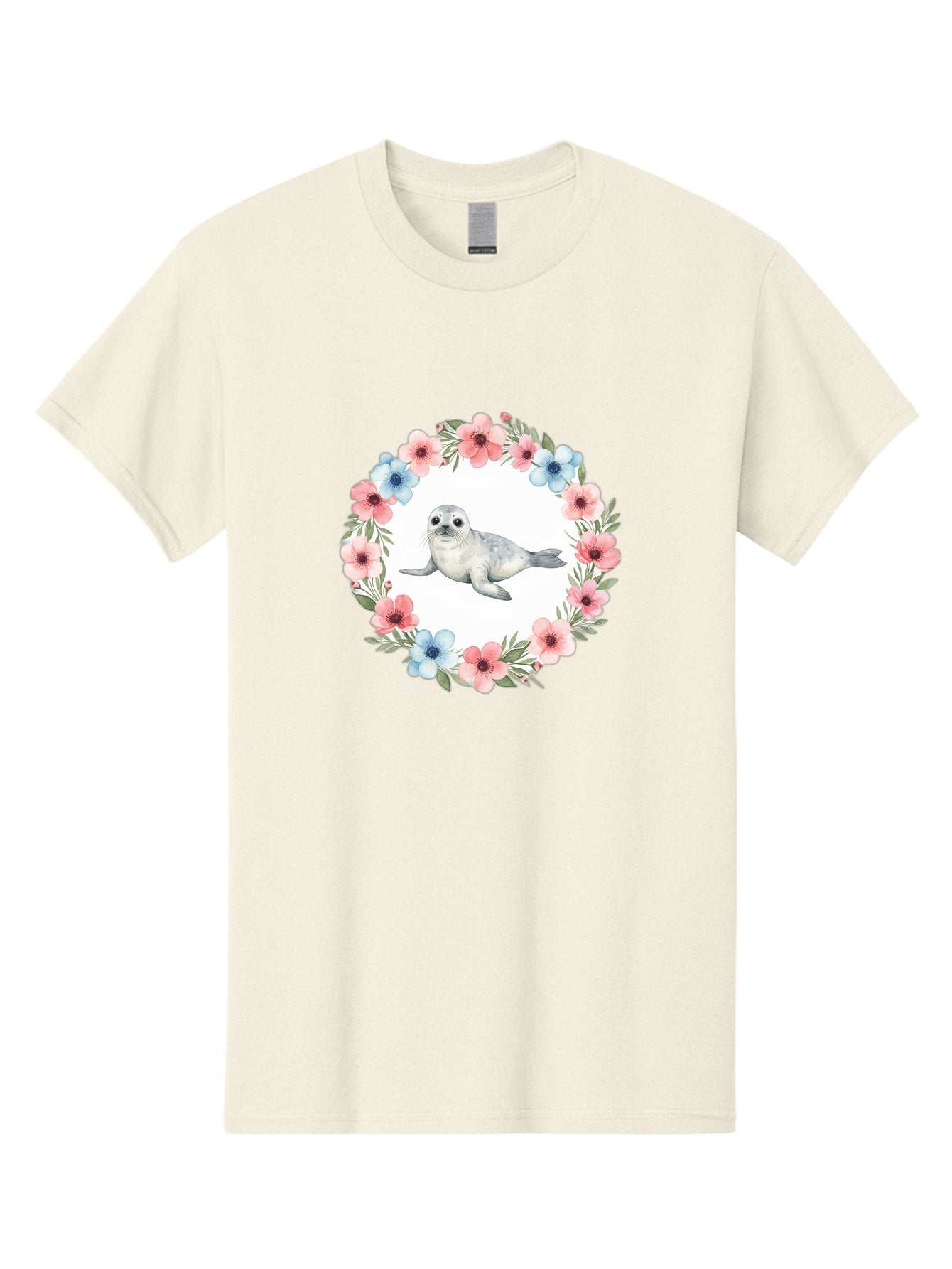 Seal-Floral-Wreath Men'S Graphic Tee, 100% Cotton, Comfortable Casual Summer Wear, Machine Washable, Vintage Camera, Old Camera, Antique Camera, Black Camera, Classic Photography, Photography Equipment, Nostalgic Device, Film Camera, Baf501 12