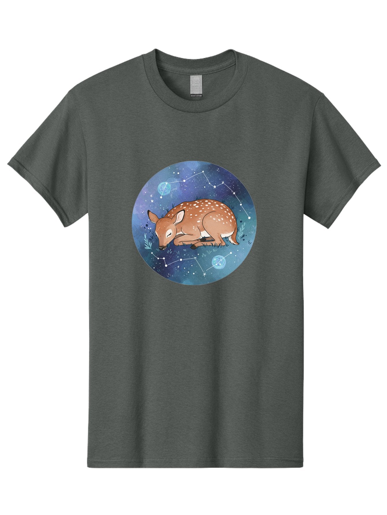 Sleeping-Fawn-1 Men'S Graphic Tee, 100% Cotton, Comfortable Casual Summer Wear, Machine Washable, Vintage Camera, Old Camera, Antique Camera, Black Camera, Classic Photography, Photography Equipment, Nostalgic Device, Film Camera, Camera Art Baf511 3