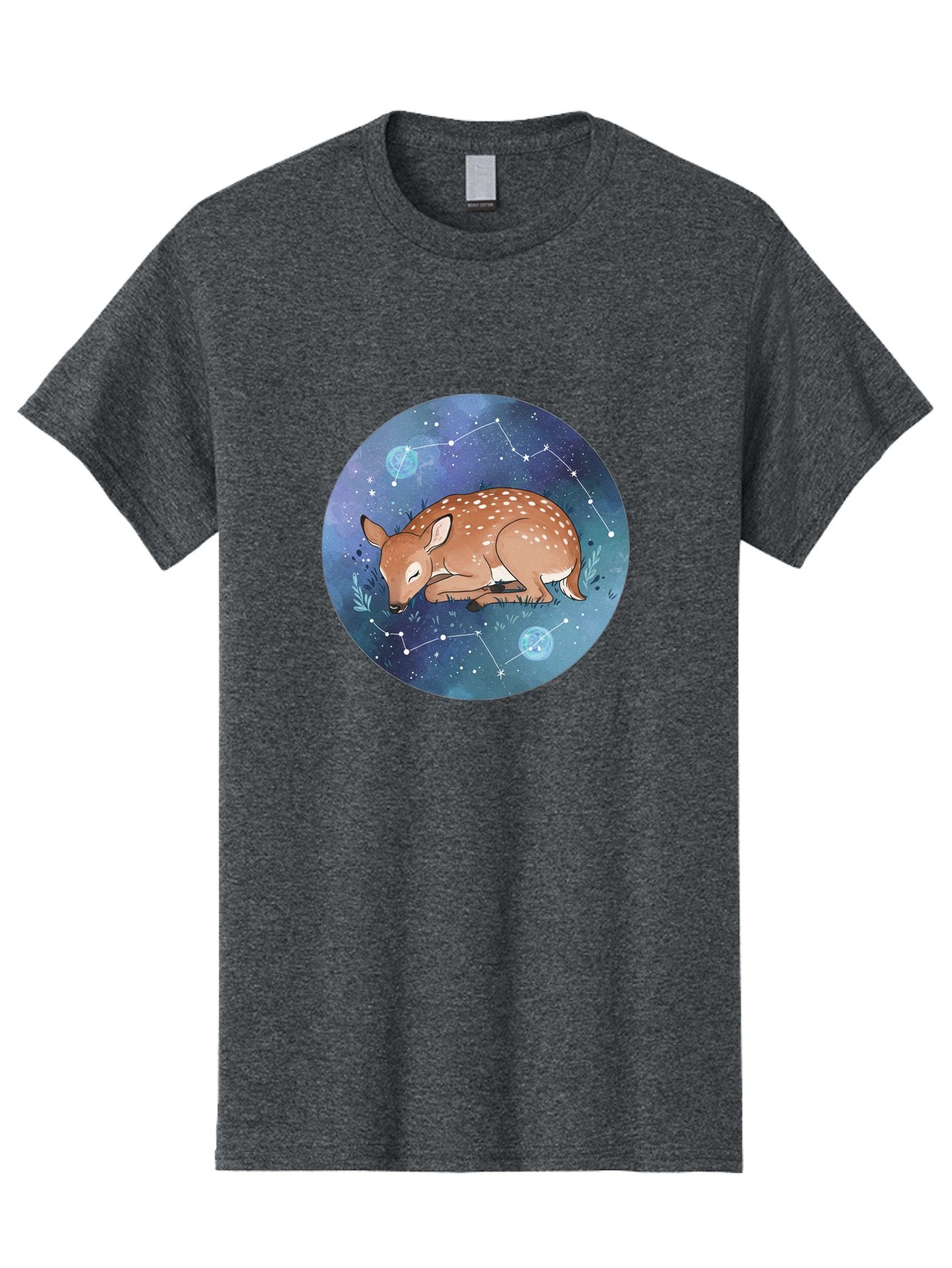 Sleeping-Fawn-1 Men'S Graphic Tee, 100% Cotton, Comfortable Casual Summer Wear, Machine Washable, Vintage Camera, Old Camera, Antique Camera, Black Camera, Classic Photography, Photography Equipment, Nostalgic Device, Film Camera, Camera Art Baf511 7