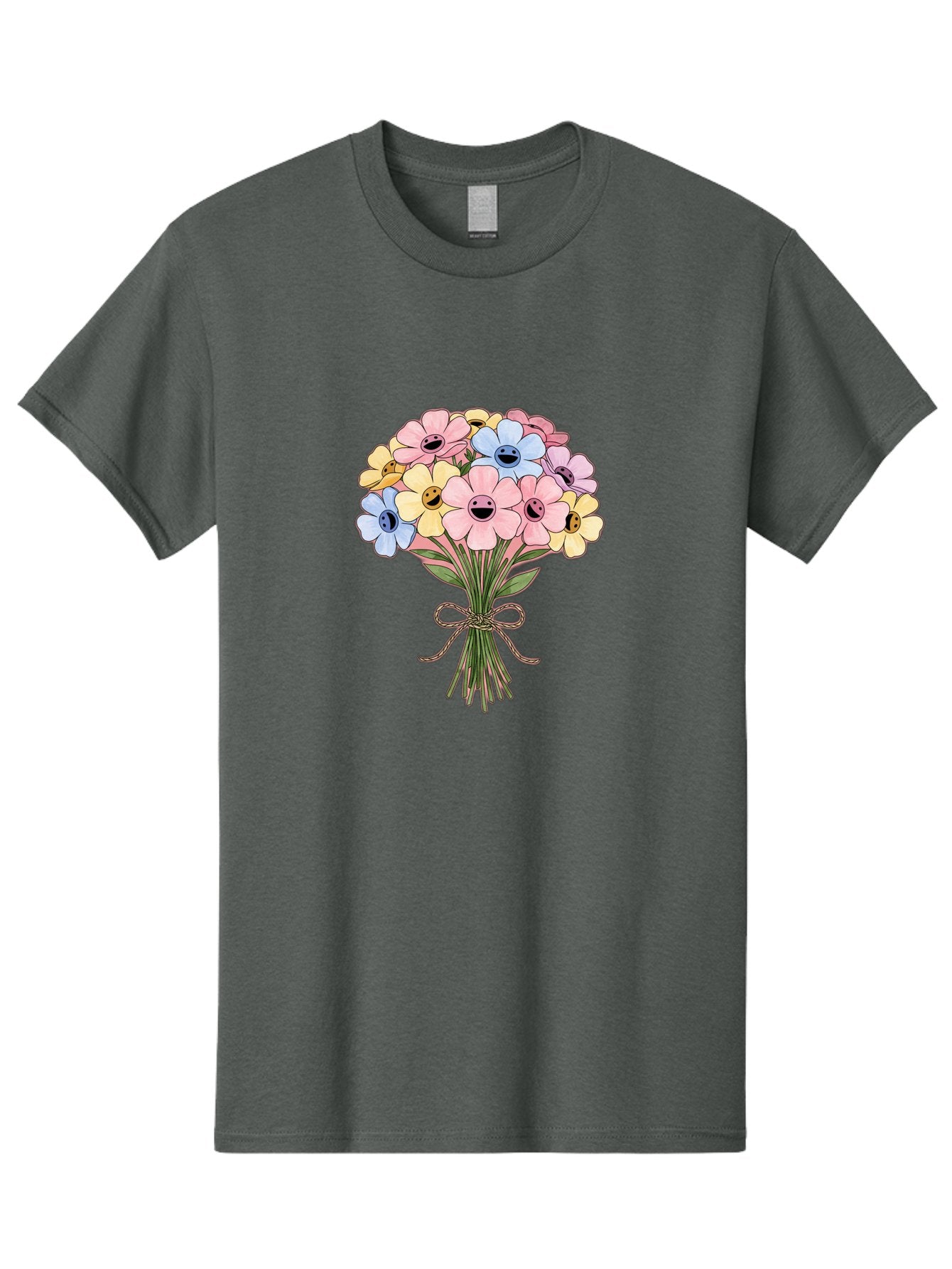 Smiley-Flower-Bouquet Men'S Graphic Tee, 100% Cotton, Comfortable Casual Summer Wear, Machine Washable, Vintage Camera, Old Camera, Antique Camera, Black Camera, Classic Photography, Photography Equipment, Nostalgic Device, Film Camera, Baf517 13