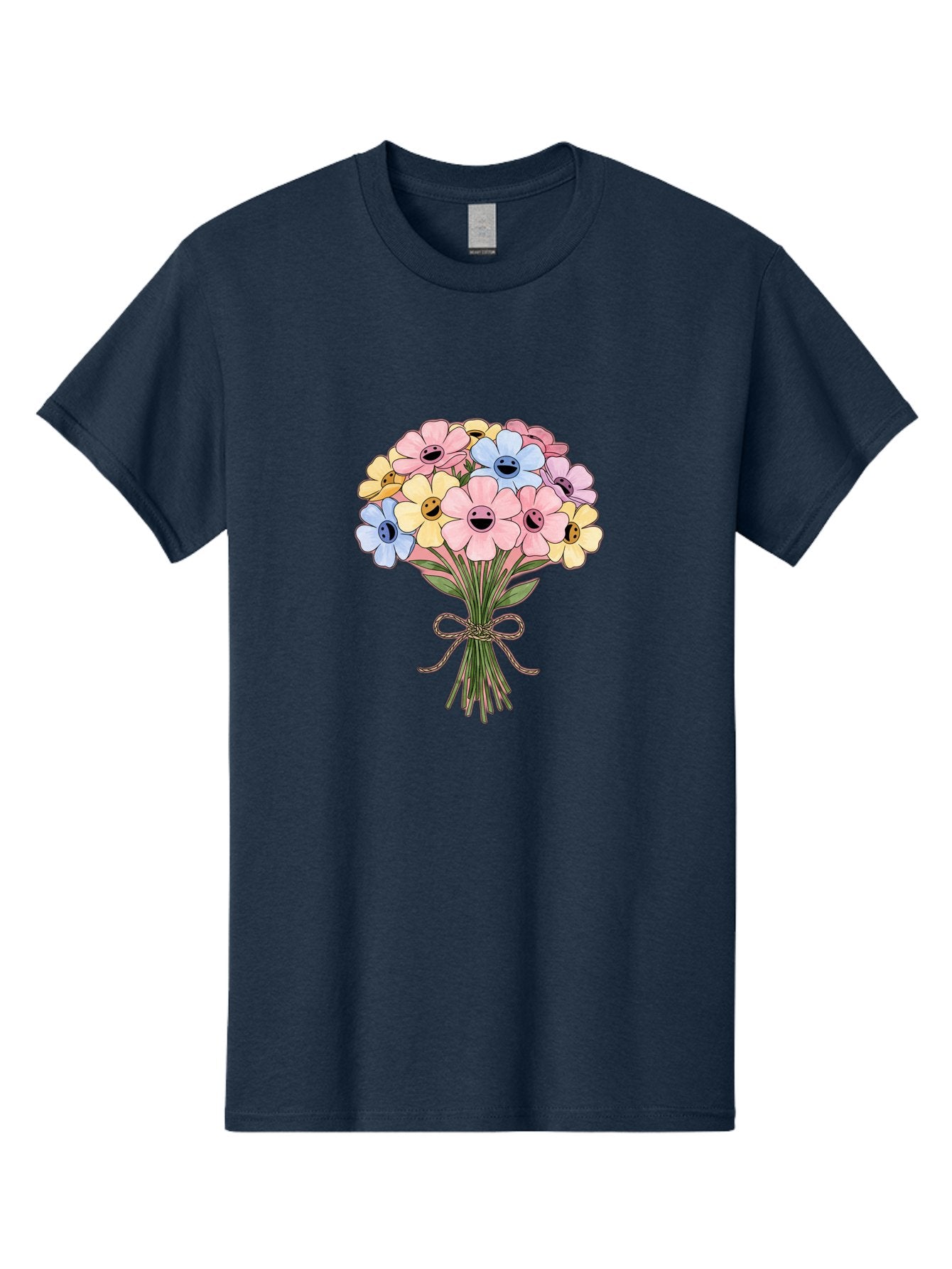 Smiley-Flower-Bouquet Men'S Graphic Tee, 100% Cotton, Comfortable Casual Summer Wear, Machine Washable, Vintage Camera, Old Camera, Antique Camera, Black Camera, Classic Photography, Photography Equipment, Nostalgic Device, Film Camera, Baf517