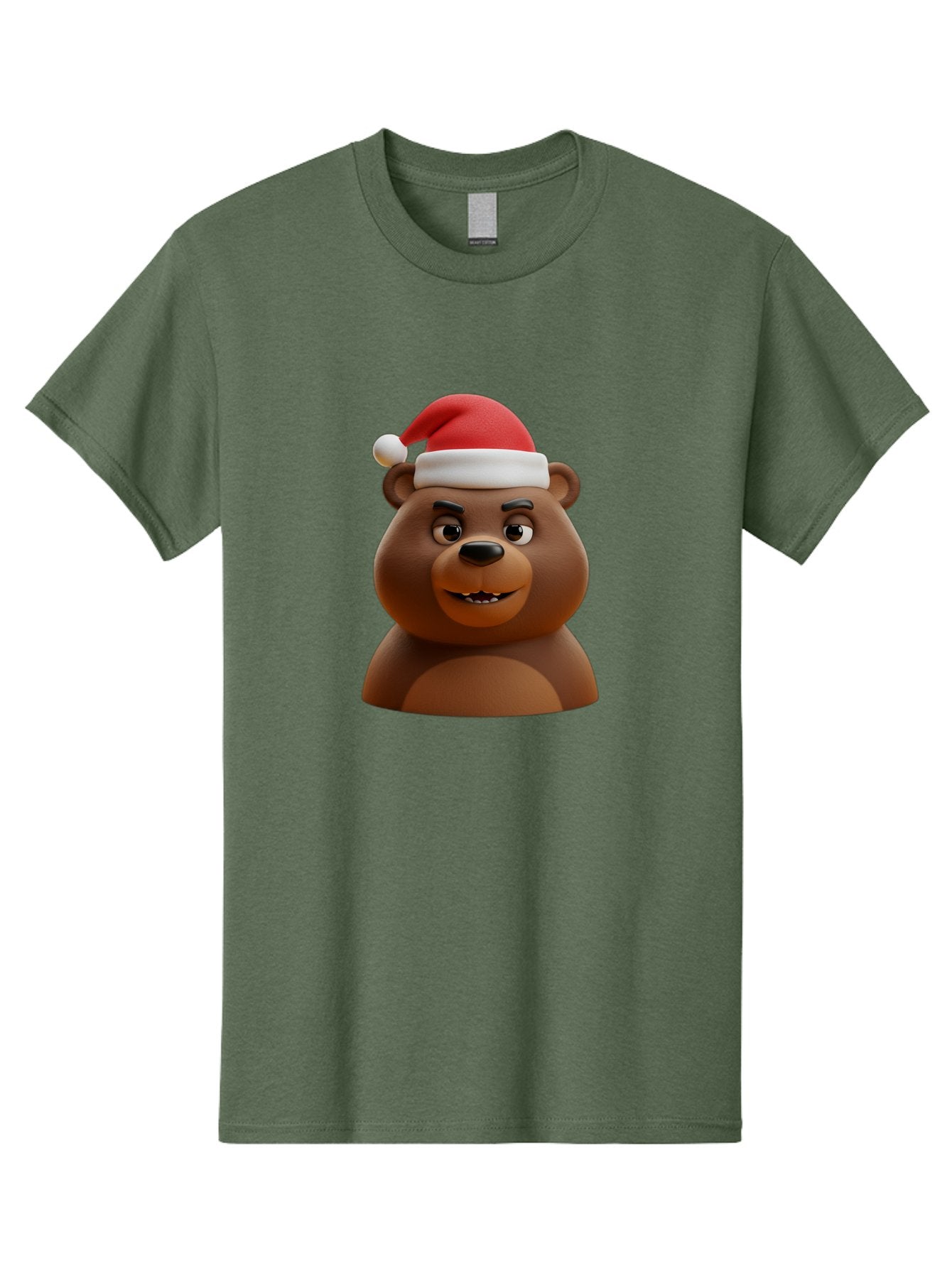 Smiling-Bear-Santa-Hat Men'S Graphic Tee, 100% Cotton, Comfortable Casual Summer Wear, Machine Washable, Vintage Camera, Old Camera, Antique Camera, Black Camera, Classic Photography, Photography Equipment, Nostalgic Device, Film Camera, Baf518 13