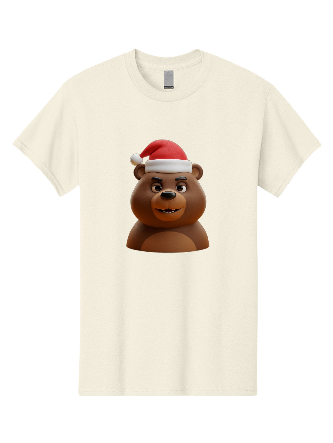 Smiling-Bear-Santa-Hat Men'S Graphic Tee, 100% Cotton, Comfortable Casual Summer Wear, Machine Washable, Vintage Camera, Old Camera, Antique Camera, Black Camera, Classic Photography, Photography Equipment, Nostalgic Device, Film Camera, Baf518 4