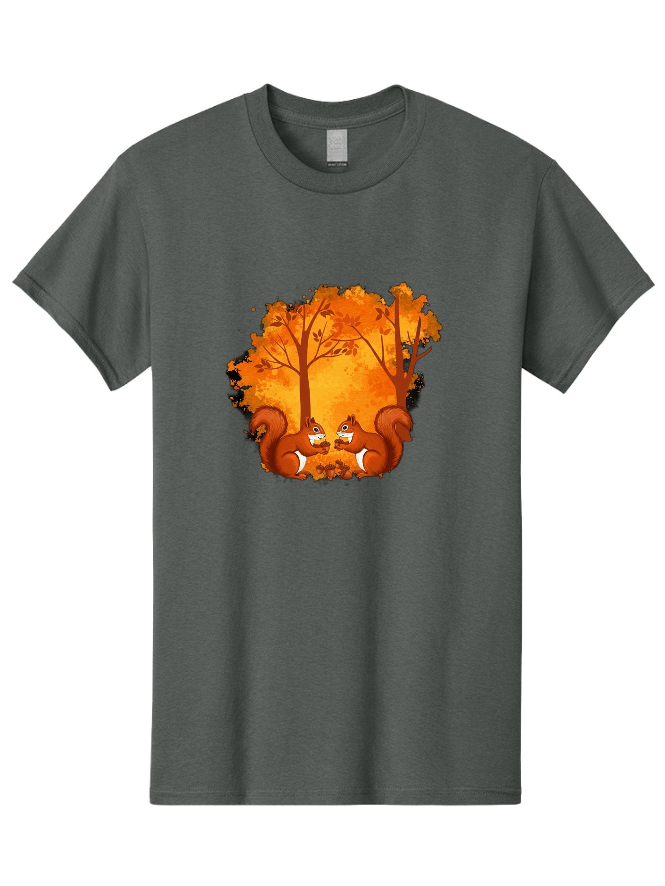 Squirrels-In-Autumn-Trees Men'S Graphic Tee, 100% Cotton, Comfortable Casual Summer Wear, Machine Washable, Vintage Camera, Old Camera, Antique Camera, Black Camera, Classic Photography, Photography Equipment, Nostalgic Device, Film Camera, Baf538 8