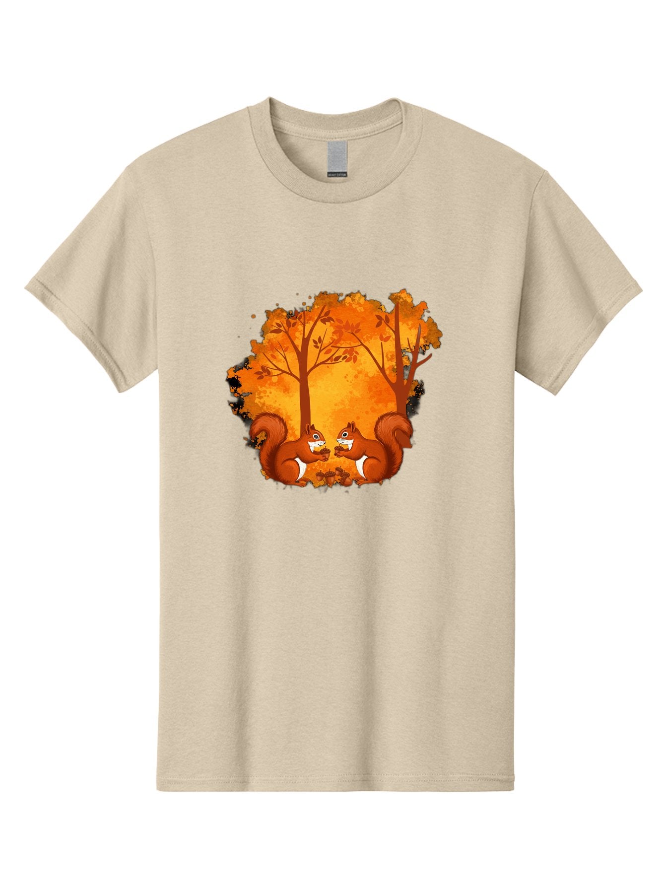 Squirrels-In-Autumn-Trees Men'S Graphic Tee, 100% Cotton, Comfortable Casual Summer Wear, Machine Washable, Vintage Camera, Old Camera, Antique Camera, Black Camera, Classic Photography, Photography Equipment, Nostalgic Device, Film Camera, Baf538 7