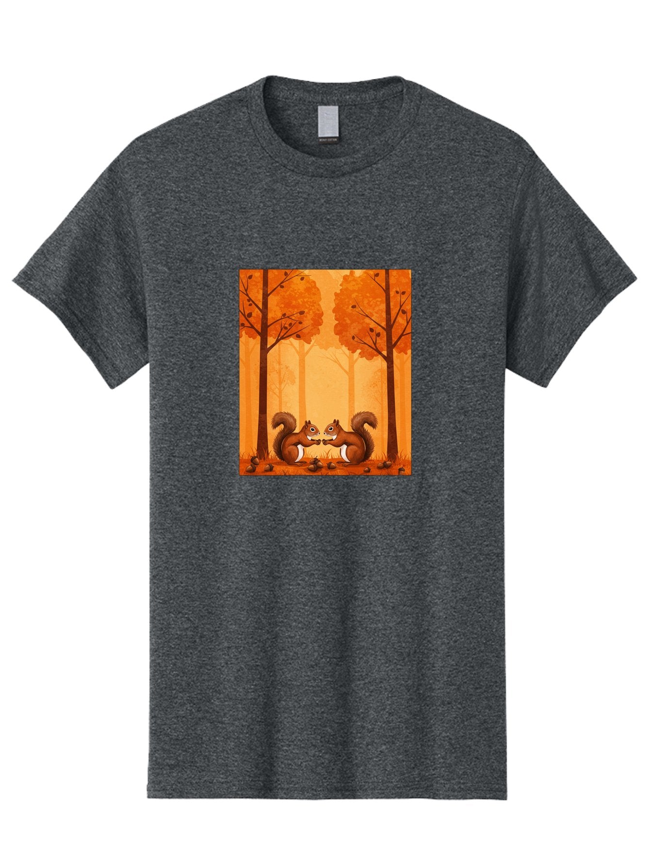 Squirrels-In-Forest Men'S Graphic Tee, 100% Cotton, Comfortable Casual Summer Wear, Machine Washable, Vintage Camera, Old Camera, Antique Camera, Black Camera, Classic Photography, Photography Equipment, Nostalgic Device, Film Camera, Baf539 3