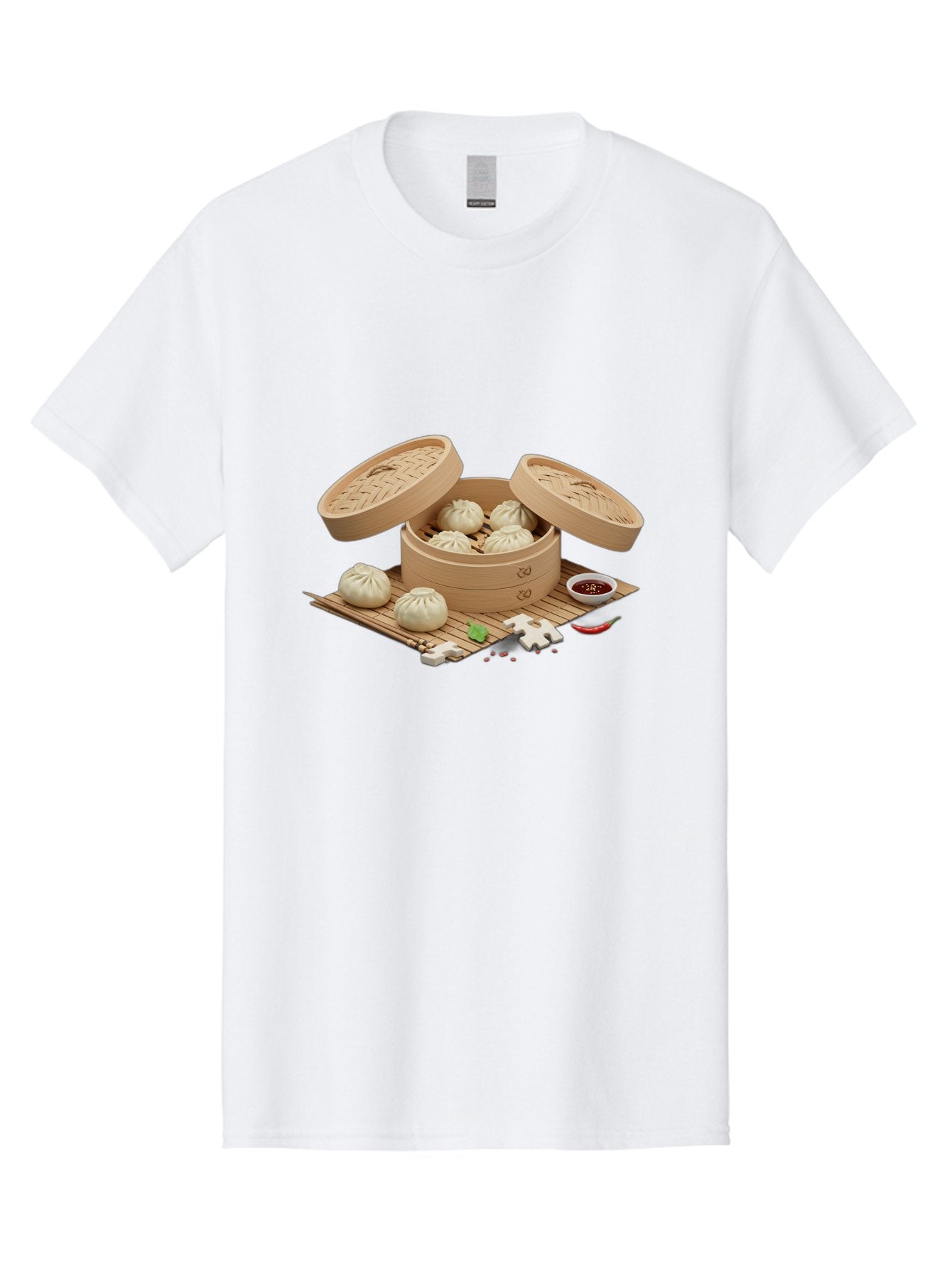 Steamed-Dumplings-1 Men'S Graphic Tee, 100% Cotton, Comfortable Casual Summer Wear, Machine Washable, Vintage Camera, Old Camera, Antique Camera, Black Camera, Classic Photography, Photography Equipment, Nostalgic Device, Film Camera, Baf542 8