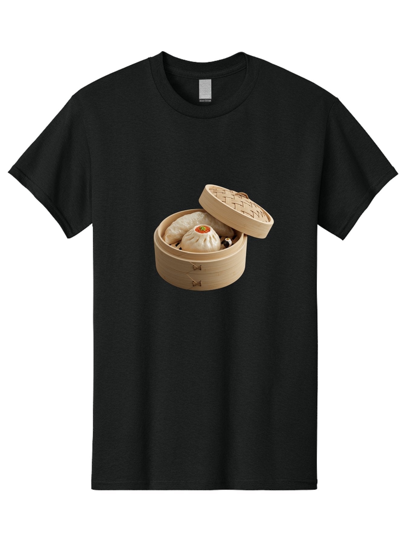 Steamed-Dumplings-2 Men'S Graphic Tee, 100% Cotton, Comfortable Casual Summer Wear, Machine Washable, Vintage Camera, Old Camera, Antique Camera, Black Camera, Classic Photography, Photography Equipment, Nostalgic Device, Film Camera, Baf543 13