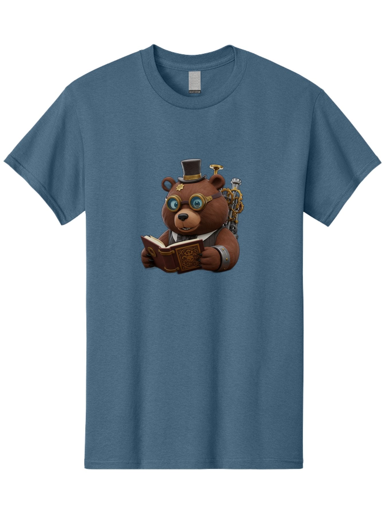 Steampunk-Bear Men'S Graphic Tee, 100% Cotton, Comfortable Casual Summer Wear, Machine Washable, Vintage Camera, Old Camera, Antique Camera, Black Camera, Classic Photography, Photography Equipment, Nostalgic Device, Film Camera, Camera Art Baf546 14
