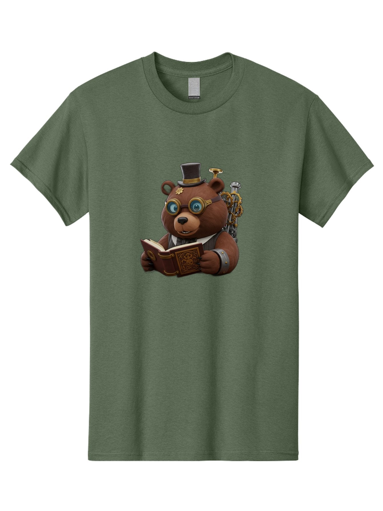 Steampunk-Bear Men'S Graphic Tee, 100% Cotton, Comfortable Casual Summer Wear, Machine Washable, Vintage Camera, Old Camera, Antique Camera, Black Camera, Classic Photography, Photography Equipment, Nostalgic Device, Film Camera, Camera Art Baf546 10