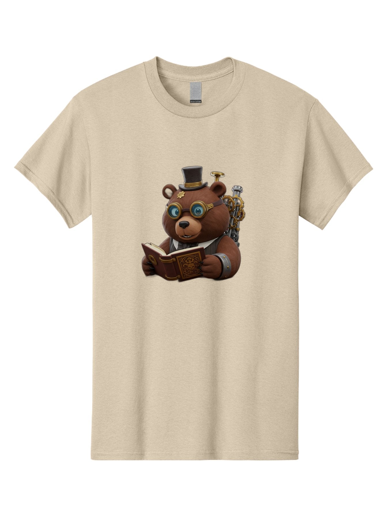 Steampunk-Bear Men'S Graphic Tee, 100% Cotton, Comfortable Casual Summer Wear, Machine Washable, Vintage Camera, Old Camera, Antique Camera, Black Camera, Classic Photography, Photography Equipment, Nostalgic Device, Film Camera, Camera Art Baf546 13