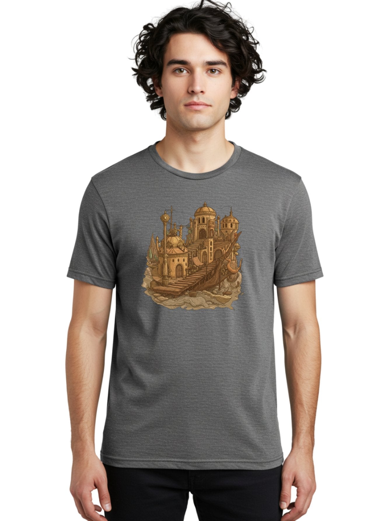 Steampunk-Castle Men'S Graphic Tee, 100% Cotton, Comfortable Casual Summer Wear, Machine Washable, Vintage Camera, Old Camera, Antique Camera, Black Camera, Classic Photography, Photography Equipment, Nostalgic Device, Film Camera, Camera Art Baf548 29
