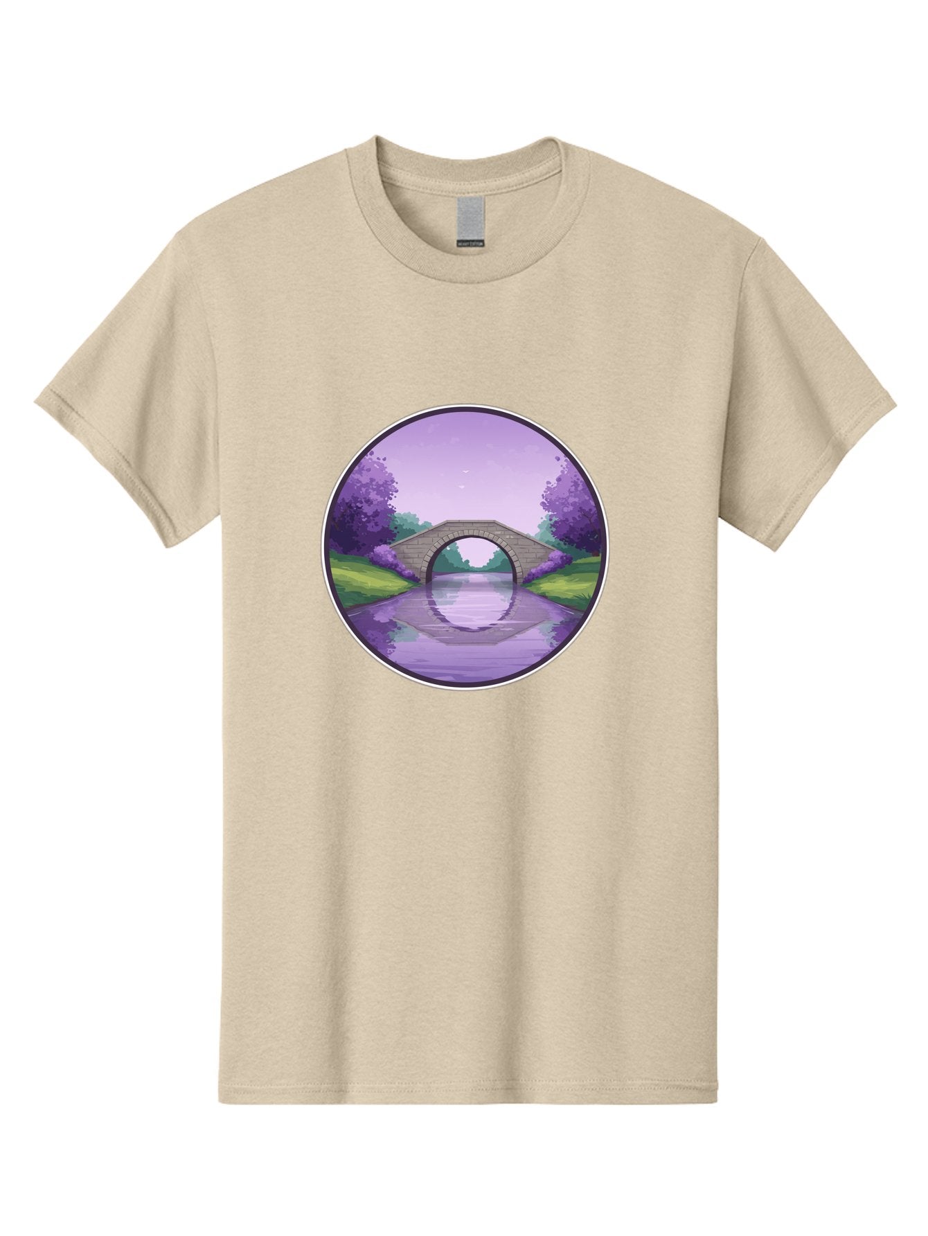 Stone-Bridge-At-Dusk Men'S Graphic Tee, 100% Cotton, Comfortable Casual Summer Wear, Machine Washable, Vintage Camera, Old Camera, Antique Camera, Black Camera, Classic Photography, Photography Equipment, Nostalgic Device, Film Camera, Baf553 6