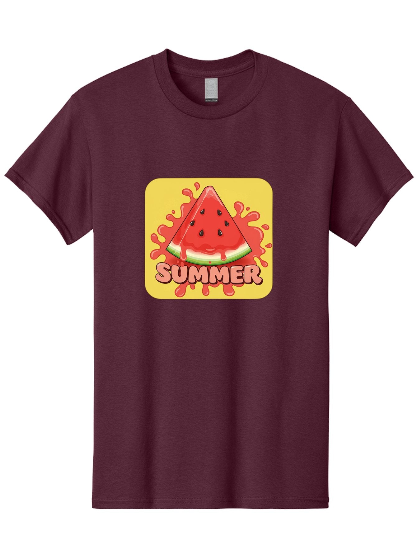 Summer-Watermelon Men'S Graphic Tee, 100% Cotton, Comfortable Casual Summer Wear, Machine Washable, Vintage Camera, Old Camera, Antique Camera, Black Camera, Classic Photography, Photography Equipment, Nostalgic Device, Film Camera, Camera Art Baf557 3