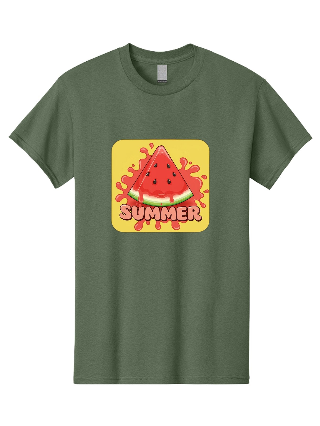 Summer-Watermelon Men'S Graphic Tee, 100% Cotton, Comfortable Casual Summer Wear, Machine Washable, Vintage Camera, Old Camera, Antique Camera, Black Camera, Classic Photography, Photography Equipment, Nostalgic Device, Film Camera, Camera Art Baf557 7