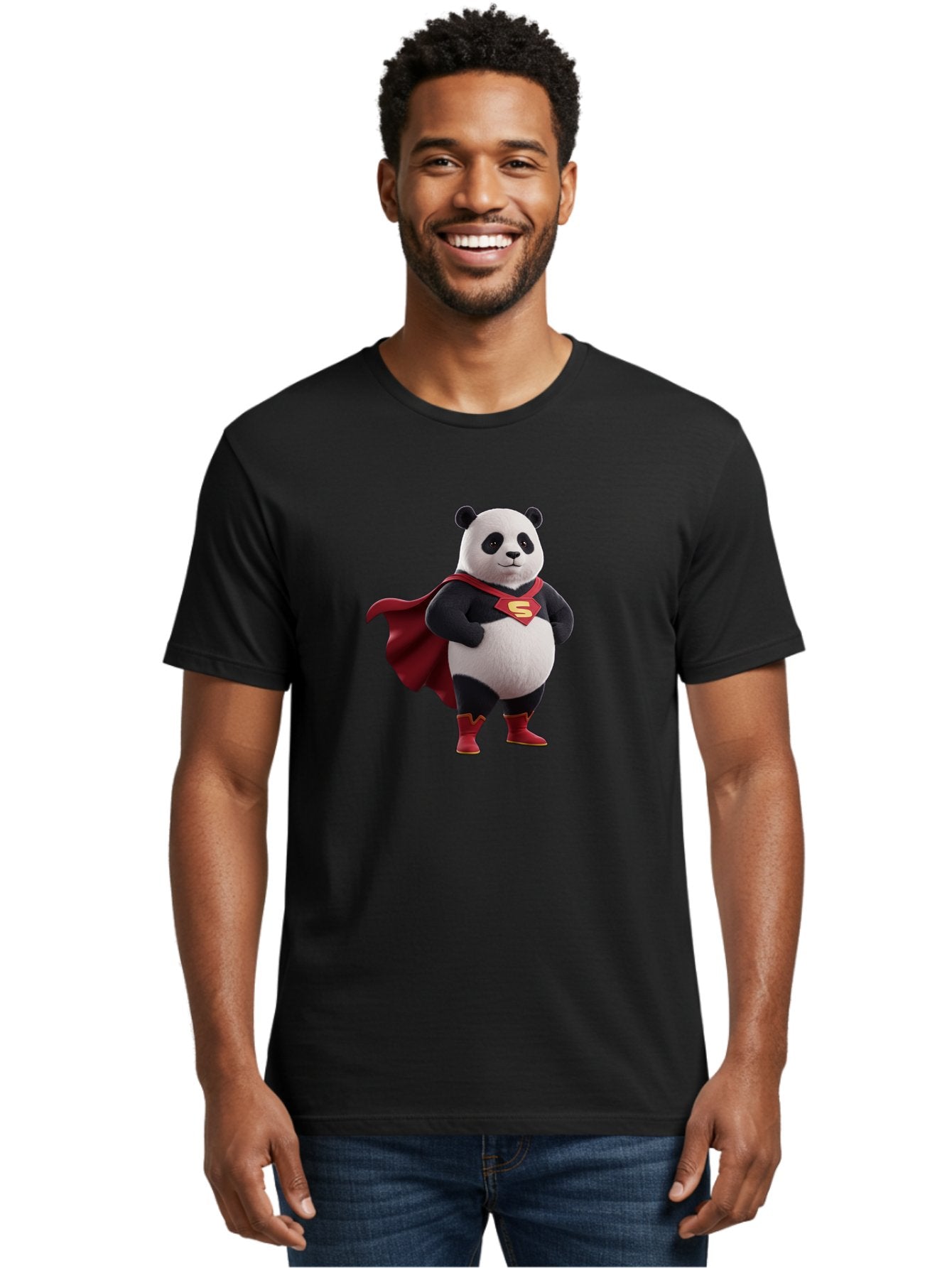 Superman-Panda Men'S Graphic Tee, 100% Cotton, Comfortable Casual Summer Wear, Machine Washable, Vintage Camera, Old Camera, Antique Camera, Black Camera, Classic Photography, Photography Equipment, Nostalgic Device, Film Camera, Camera Art Baf558 17