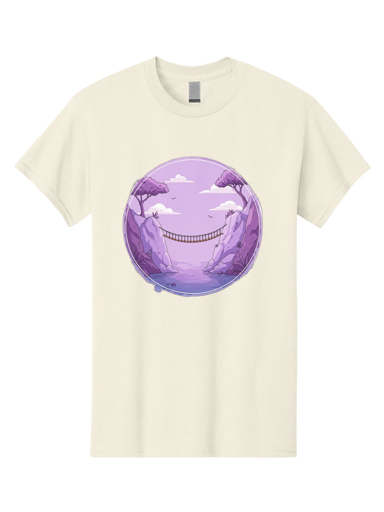 Suspension-Bridge-1 Men'S Graphic Tee, 100% Cotton, Comfortable Casual Summer Wear, Machine Washable, Vintage Camera, Old Camera, Antique Camera, Black Camera, Classic Photography, Photography Equipment, Nostalgic Device, Film Camera, Baf559