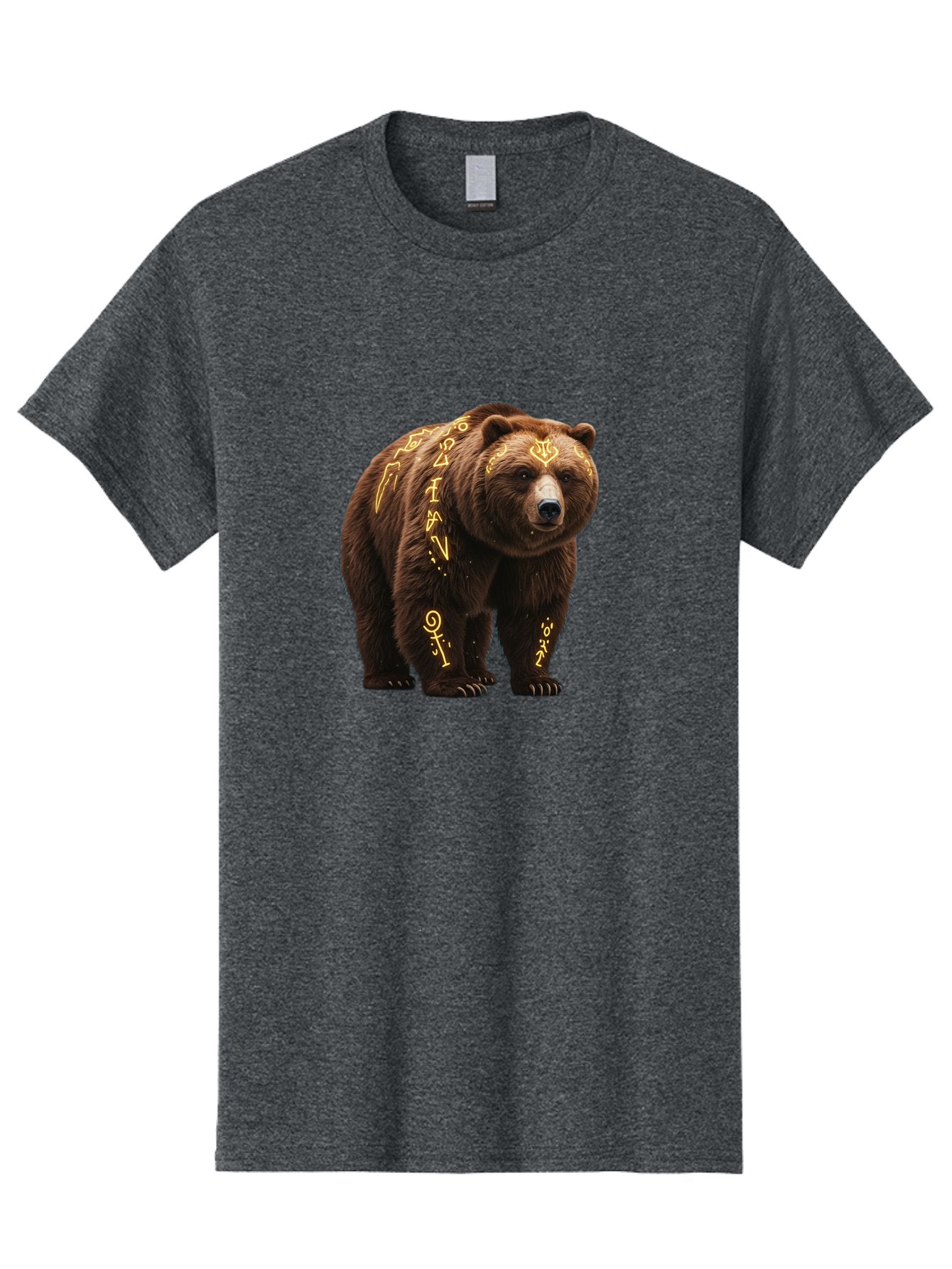 Tattooed-Brown-Bear Men'S Graphic Tee, 100% Cotton, Comfortable Casual Summer Wear, Machine Washable, Vintage Camera, Old Camera, Antique Camera, Black Camera, Classic Photography, Photography Equipment, Nostalgic Device, Film Camera, Baf563 13