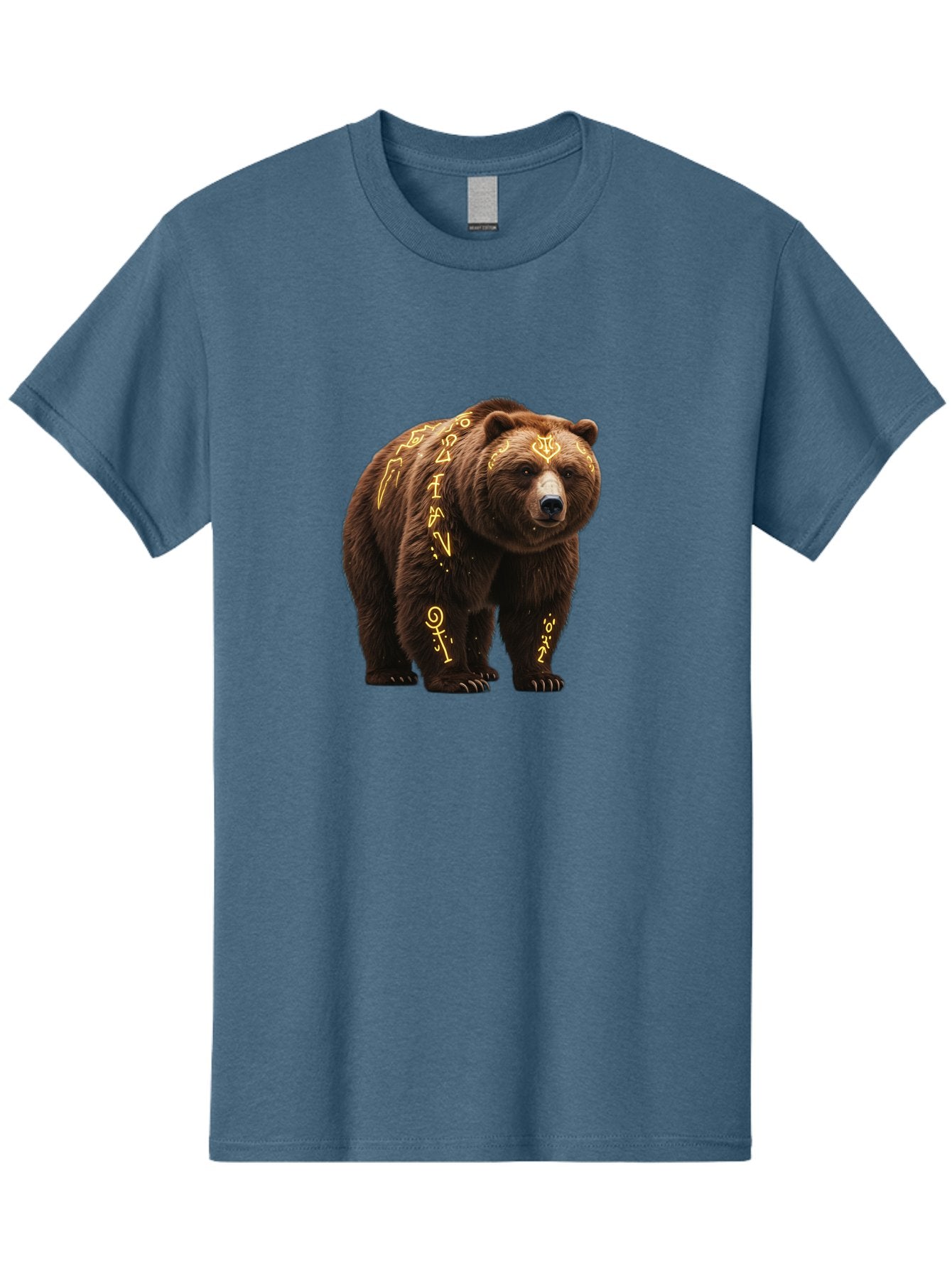 Tattooed-Brown-Bear Men'S Graphic Tee, 100% Cotton, Comfortable Casual Summer Wear, Machine Washable, Vintage Camera, Old Camera, Antique Camera, Black Camera, Classic Photography, Photography Equipment, Nostalgic Device, Film Camera, Baf563 12