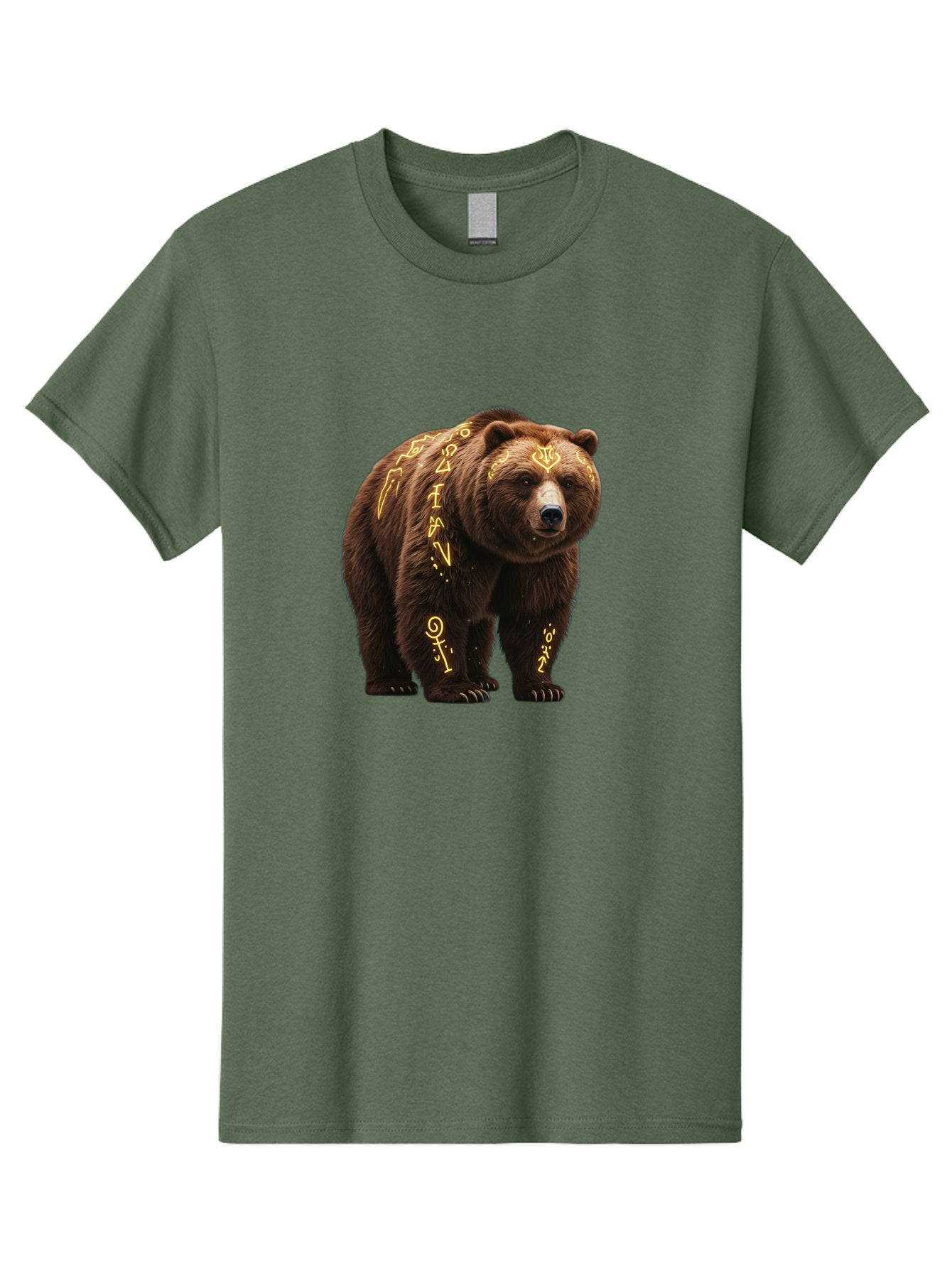 Tattooed-Brown-Bear Men'S Graphic Tee, 100% Cotton, Comfortable Casual Summer Wear, Machine Washable, Vintage Camera, Old Camera, Antique Camera, Black Camera, Classic Photography, Photography Equipment, Nostalgic Device, Film Camera, Baf563 5