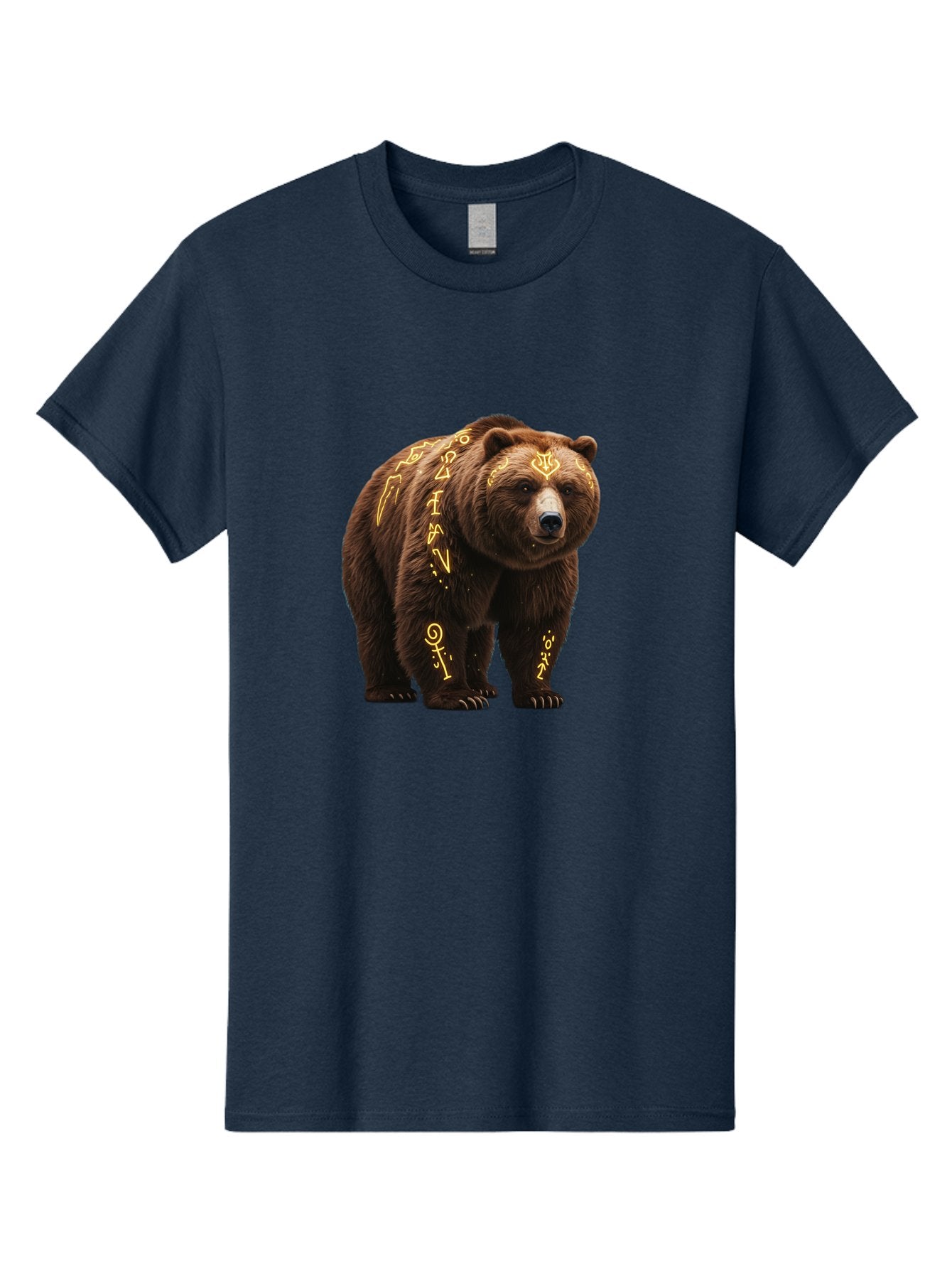 Tattooed-Brown-Bear Men'S Graphic Tee, 100% Cotton, Comfortable Casual Summer Wear, Machine Washable, Vintage Camera, Old Camera, Antique Camera, Black Camera, Classic Photography, Photography Equipment, Nostalgic Device, Film Camera, Baf563 15