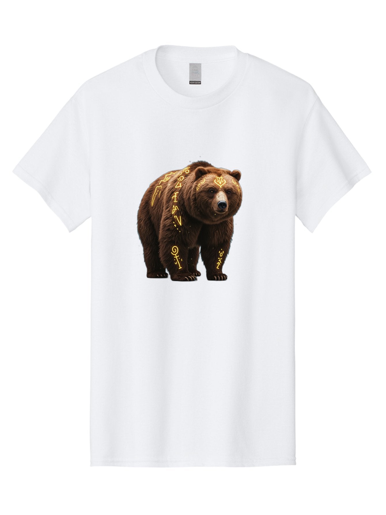 Tattooed-Brown-Bear Men'S Graphic Tee, 100% Cotton, Comfortable Casual Summer Wear, Machine Washable, Vintage Camera, Old Camera, Antique Camera, Black Camera, Classic Photography, Photography Equipment, Nostalgic Device, Film Camera, Baf563