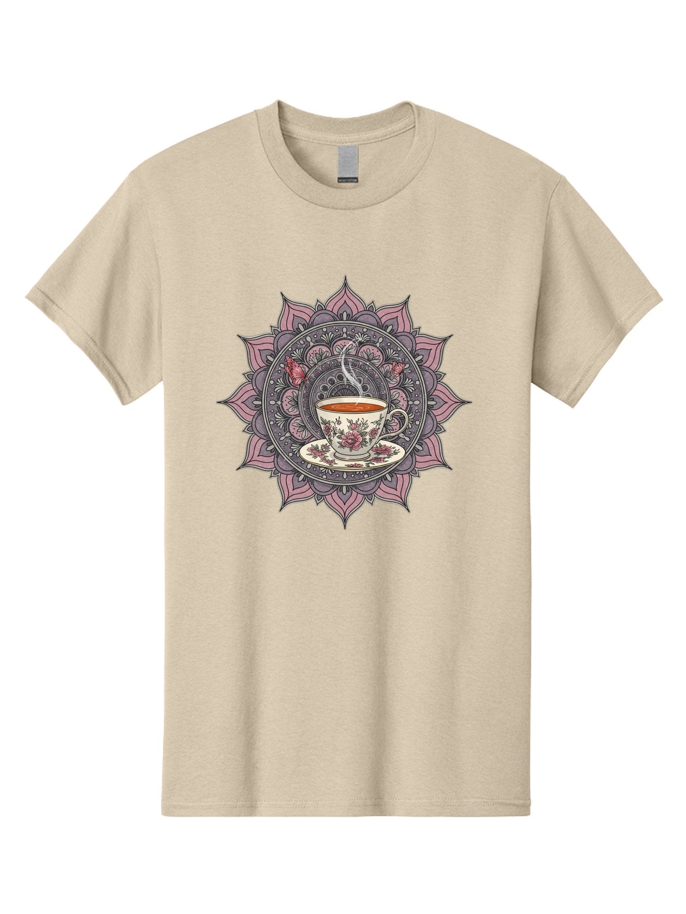 Tea-Cup-Mandala-1 Men'S Graphic Tee, 100% Cotton, Comfortable Casual Summer Wear, Machine Washable, Vintage Camera, Old Camera, Antique Camera, Black Camera, Classic Photography, Photography Equipment, Nostalgic Device, Film Camera, Camera Art Baf564 15