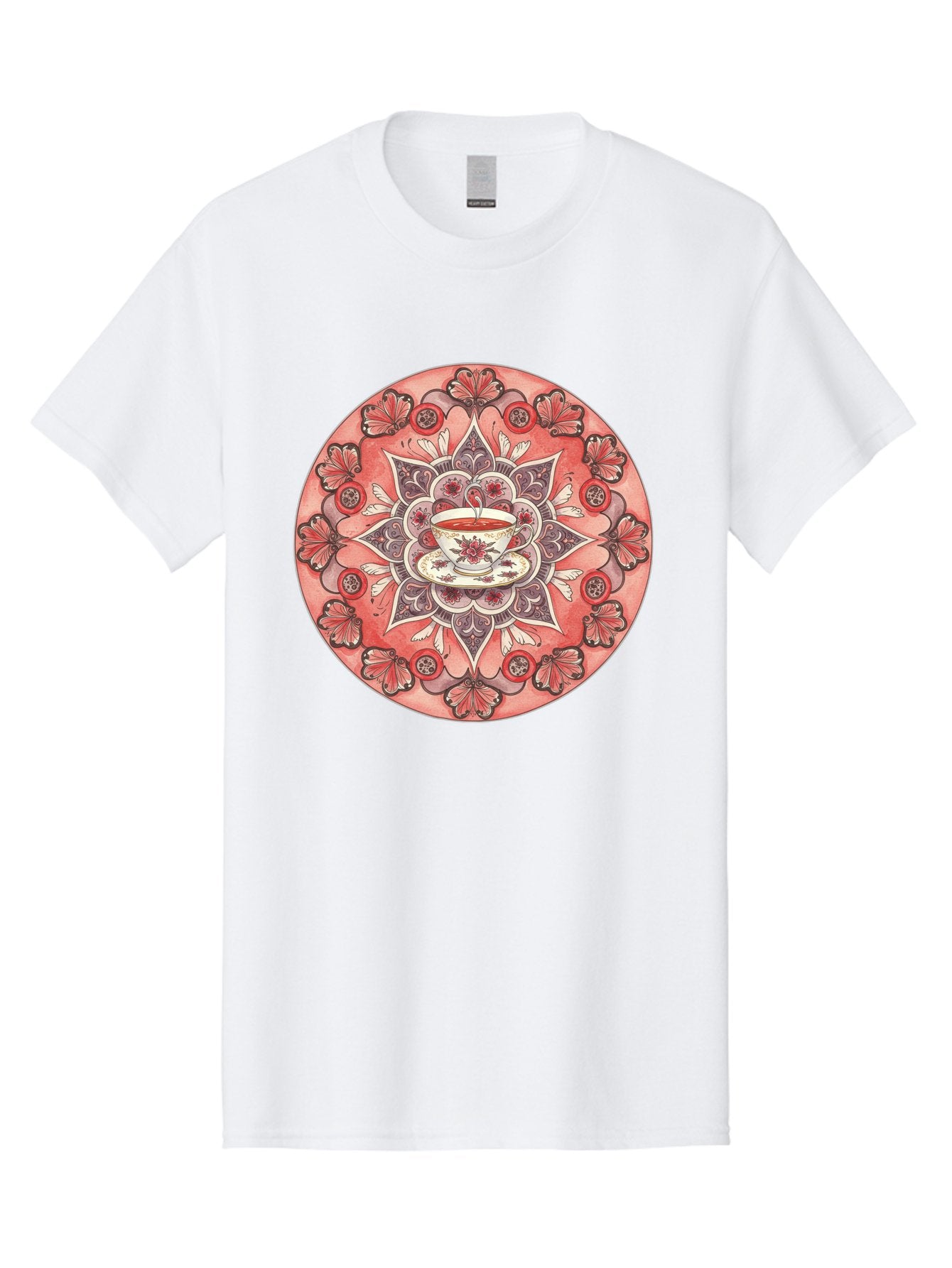 Tea-Cup-Mandala-2 Men'S Graphic Tee, 100% Cotton, Comfortable Casual Summer Wear, Machine Washable, Vintage Camera, Old Camera, Antique Camera, Black Camera, Classic Photography, Photography Equipment, Nostalgic Device, Film Camera, Camera Art Baf565 9