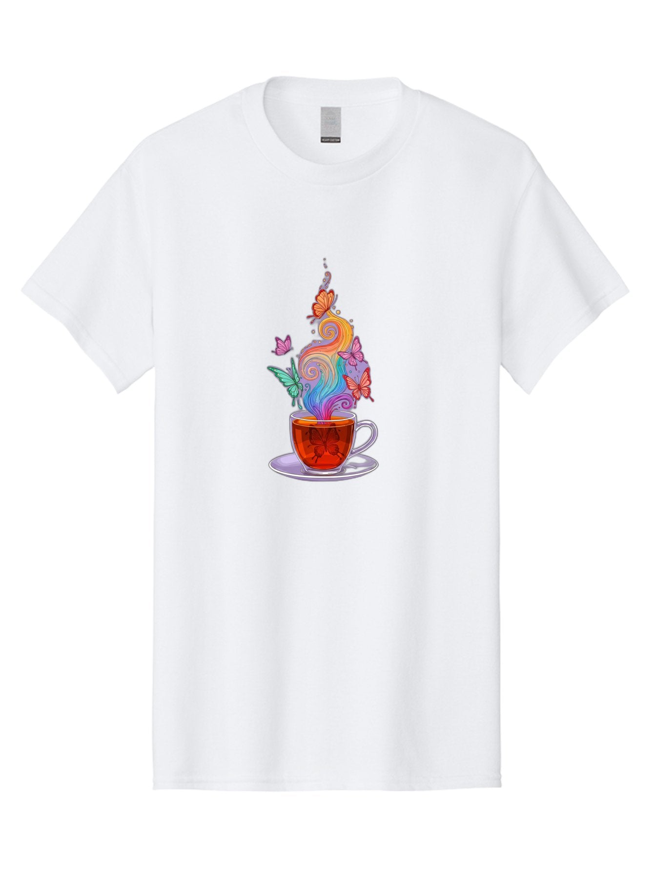 Tea-Cup-With-Butterflies-1 Men'S Graphic Tee, 100% Cotton, Comfortable Casual Summer Wear, Machine Washable, Vintage Camera, Old Camera, Antique Camera, Black Camera, Classic Photography, Photography Equipment, Nostalgic Device, Film Camera, Baf567 11