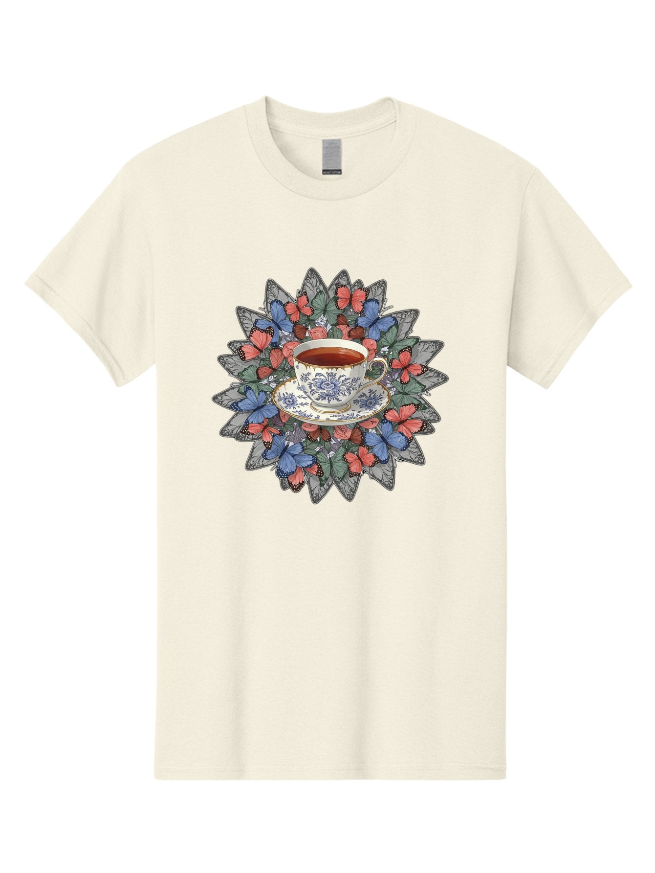 Tea-Cup-With-Butterflies Men'S Graphic Tee, 100% Cotton, Comfortable Casual Summer Wear, Machine Washable, Vintage Camera, Old Camera, Antique Camera, Black Camera, Classic Photography, Photography Equipment, Nostalgic Device, Film Camera, Baf568 12