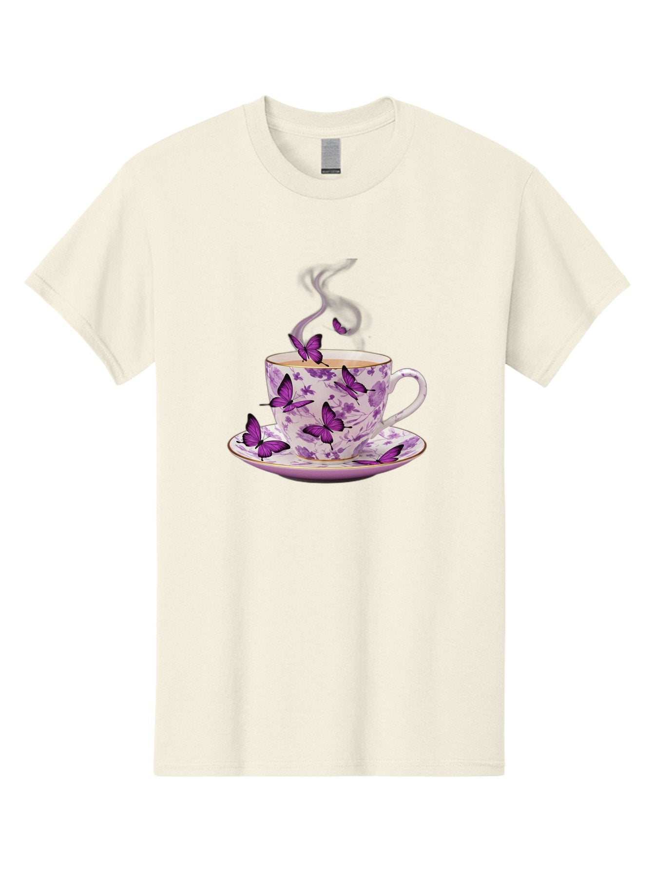 Tea-Cup-With-Purple-Butterflies Men'S Graphic Tee, 100% Cotton, Comfortable Casual Summer Wear, Machine Washable, Vintage Camera, Old Camera, Antique Camera, Black Camera, Classic Photography, Photography Equipment, Nostalgic Device, Baf569 3