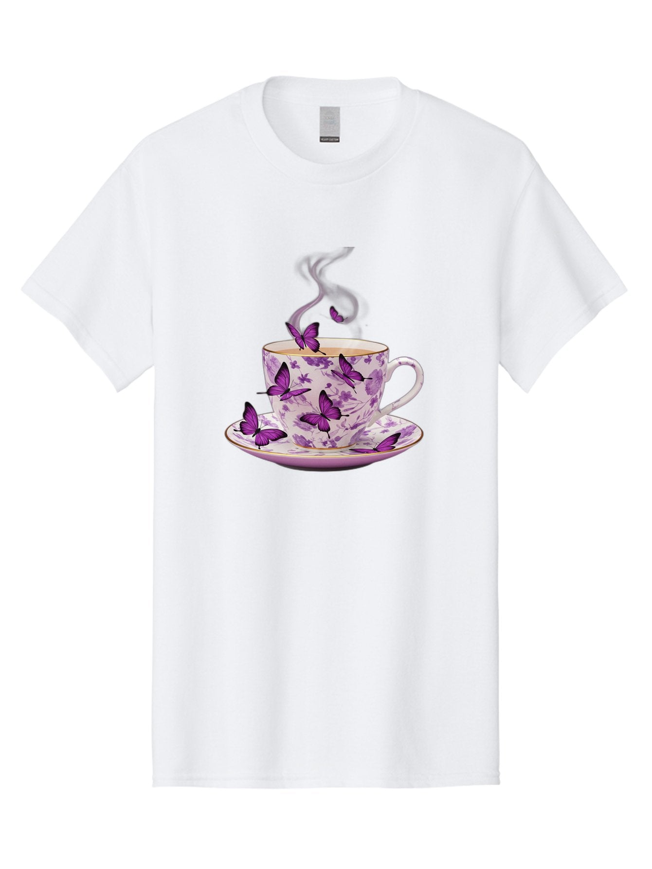 Tea-Cup-With-Purple-Butterflies Men'S Graphic Tee, 100% Cotton, Comfortable Casual Summer Wear, Machine Washable, Vintage Camera, Old Camera, Antique Camera, Black Camera, Classic Photography, Photography Equipment, Nostalgic Device, Baf569 13