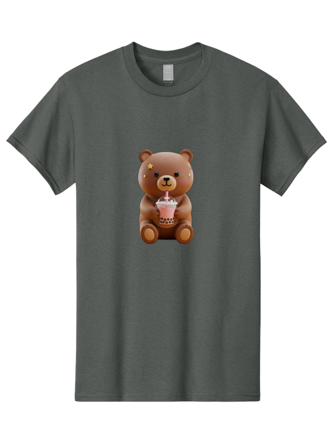 Teddy-Bear-With-Bubble-Tea Men'S Graphic Tee, 100% Cotton, Comfortable Casual Summer Wear, Machine Washable, Vintage Camera, Old Camera, Antique Camera, Black Camera, Classic Photography, Photography Equipment, Nostalgic Device, Film Camera, Baf573 9