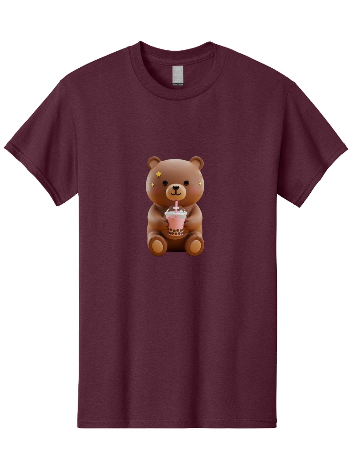Teddy-Bear-With-Bubble-Tea Men'S Graphic Tee, 100% Cotton, Comfortable Casual Summer Wear, Machine Washable, Vintage Camera, Old Camera, Antique Camera, Black Camera, Classic Photography, Photography Equipment, Nostalgic Device, Film Camera, Baf573 4