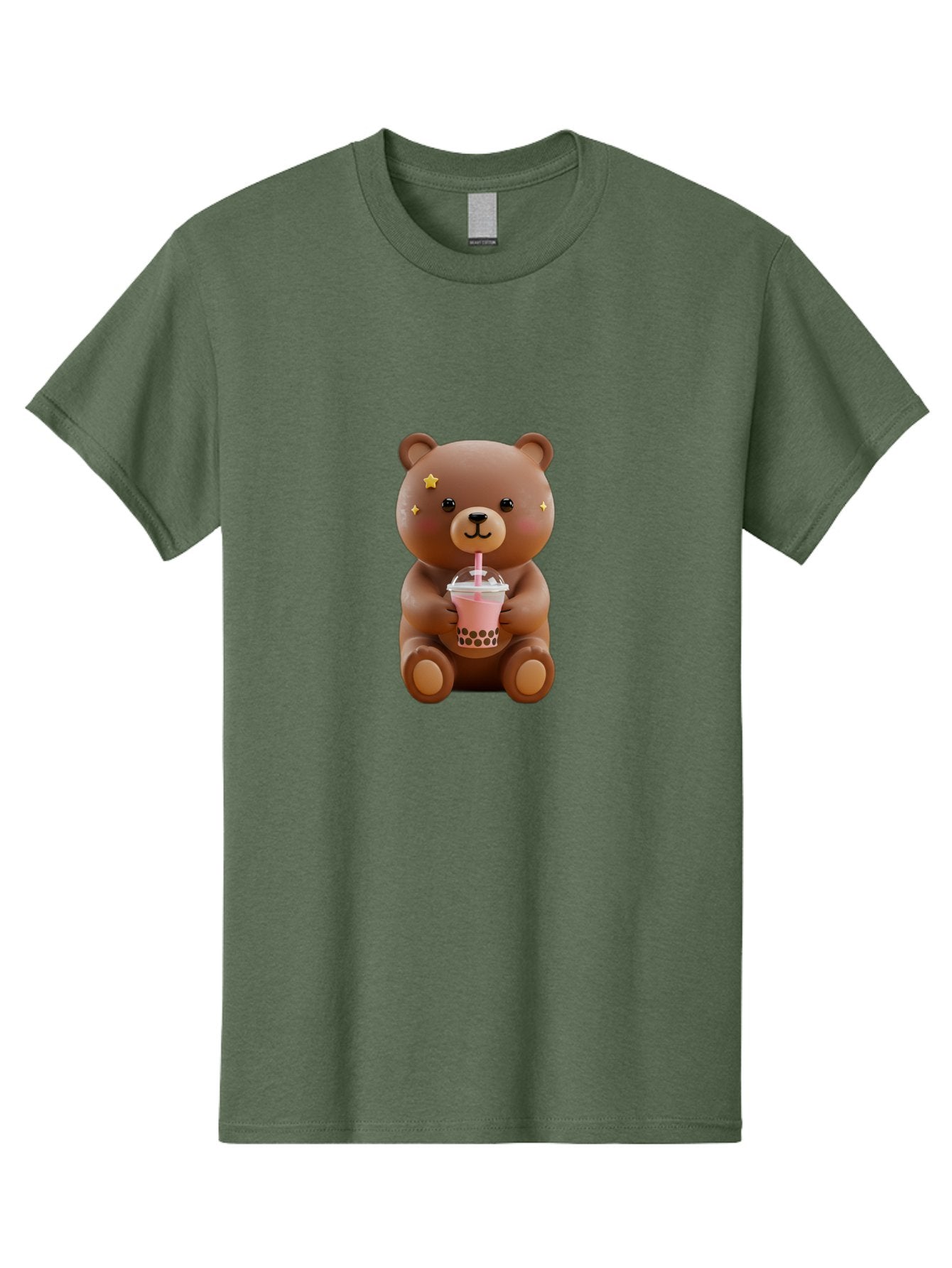 Teddy-Bear-With-Bubble-Tea Men'S Graphic Tee, 100% Cotton, Comfortable Casual Summer Wear, Machine Washable, Vintage Camera, Old Camera, Antique Camera, Black Camera, Classic Photography, Photography Equipment, Nostalgic Device, Film Camera, Baf573