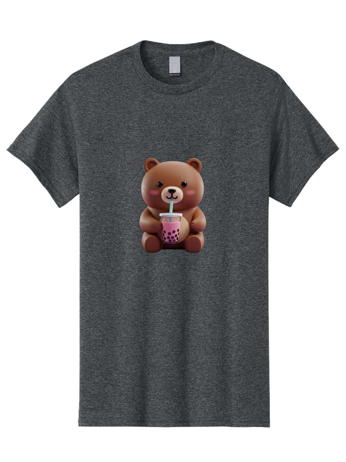 Teddy-Drinking-Boba Men'S Graphic Tee, 100% Cotton, Comfortable Casual Summer Wear, Machine Washable, Vintage Camera, Old Camera, Antique Camera, Black Camera, Classic Photography, Photography Equipment, Nostalgic Device, Film Camera, Baf583 4