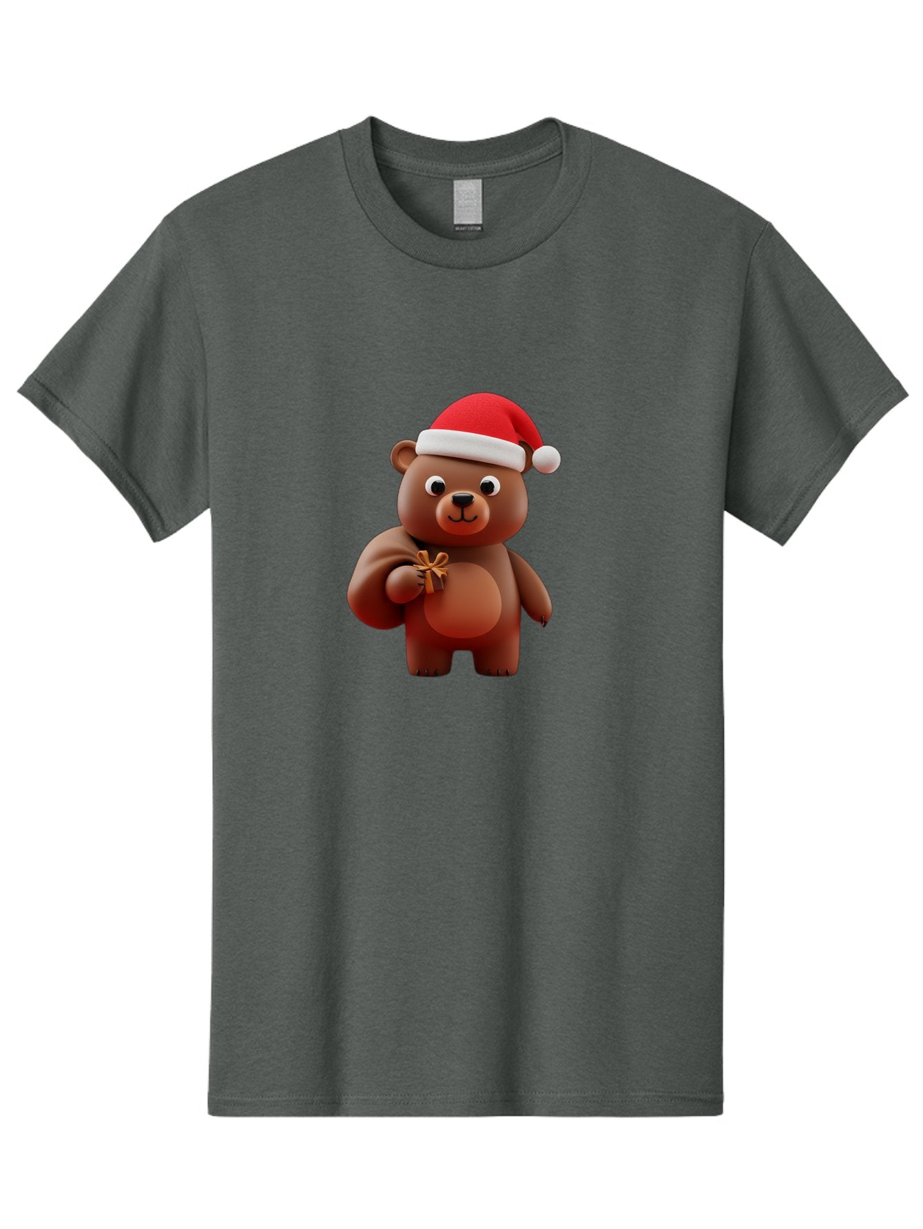 Teddy-In-Santa-Hat-1 Men'S Graphic Tee, 100% Cotton, Comfortable Casual Summer Wear, Machine Washable, Vintage Camera, Old Camera, Antique Camera, Black Camera, Classic Photography, Photography Equipment, Nostalgic Device, Film Camera, Baf585 3