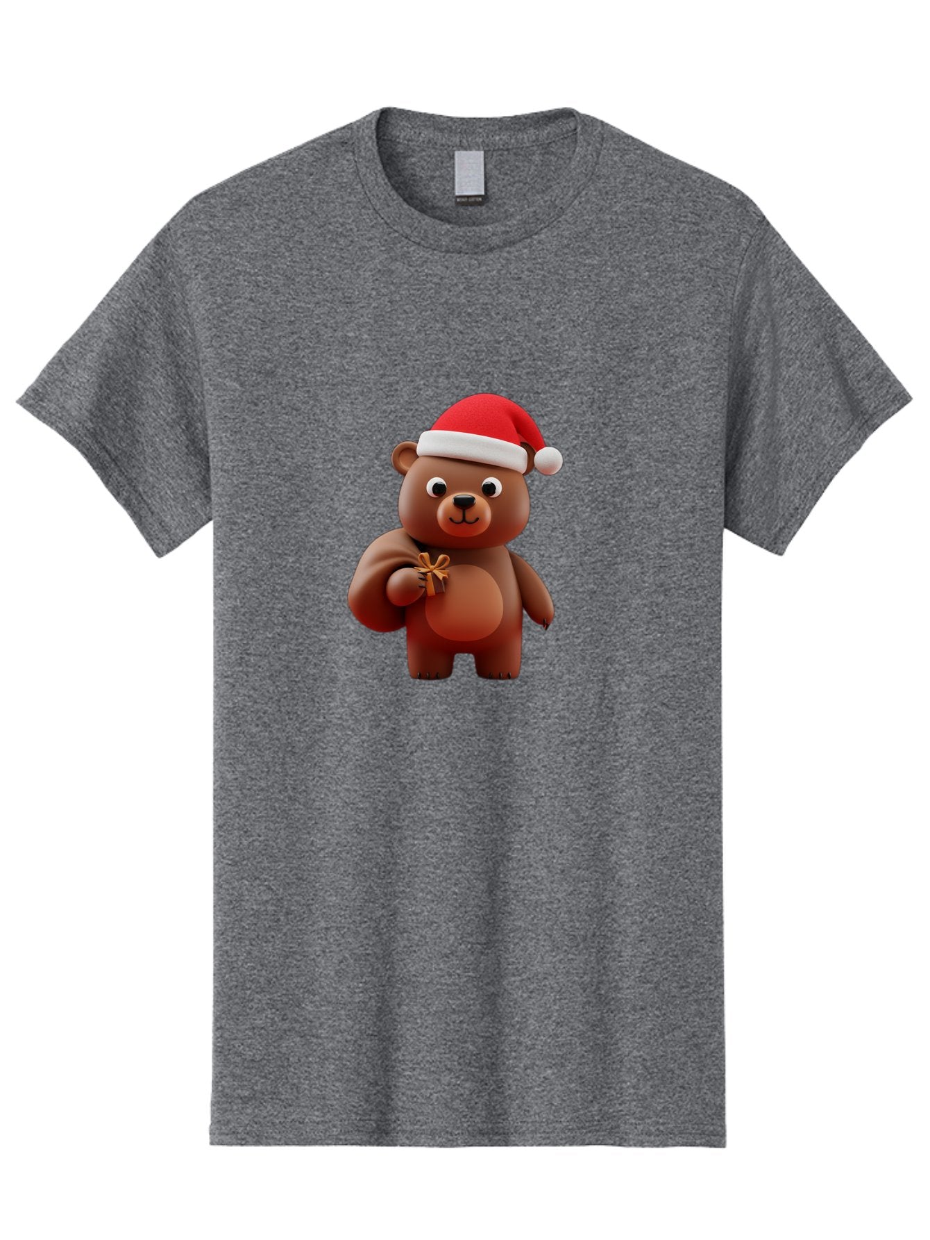 Teddy-In-Santa-Hat-1 Men'S Graphic Tee, 100% Cotton, Comfortable Casual Summer Wear, Machine Washable, Vintage Camera, Old Camera, Antique Camera, Black Camera, Classic Photography, Photography Equipment, Nostalgic Device, Film Camera, Baf585 6