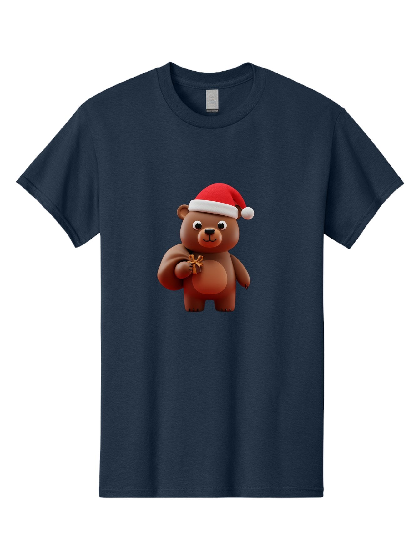 Teddy-In-Santa-Hat-1 Men'S Graphic Tee, 100% Cotton, Comfortable Casual Summer Wear, Machine Washable, Vintage Camera, Old Camera, Antique Camera, Black Camera, Classic Photography, Photography Equipment, Nostalgic Device, Film Camera, Baf585 12