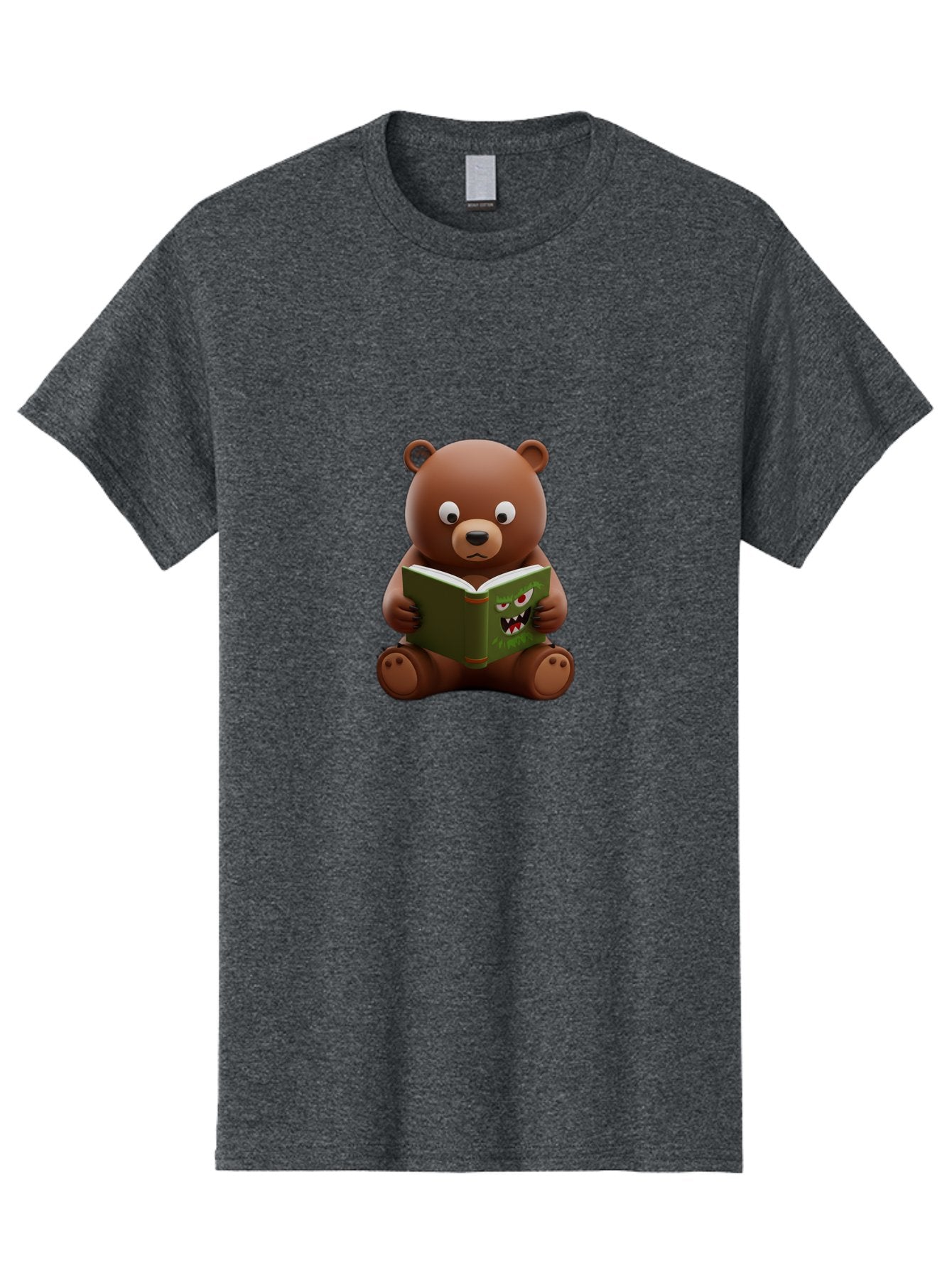 Teddy-Reading-Monster-Book Men'S Graphic Tee, 100% Cotton, Comfortable Casual Summer Wear, Machine Washable, Vintage Camera, Old Camera, Antique Camera, Black Camera, Classic Photography, Photography Equipment, Nostalgic Device, Film Camera, Baf587 14