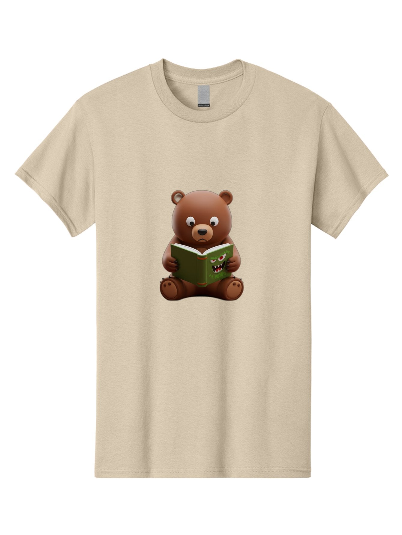 Teddy-Reading-Monster-Book Men'S Graphic Tee, 100% Cotton, Comfortable Casual Summer Wear, Machine Washable, Vintage Camera, Old Camera, Antique Camera, Black Camera, Classic Photography, Photography Equipment, Nostalgic Device, Film Camera, Baf587 13