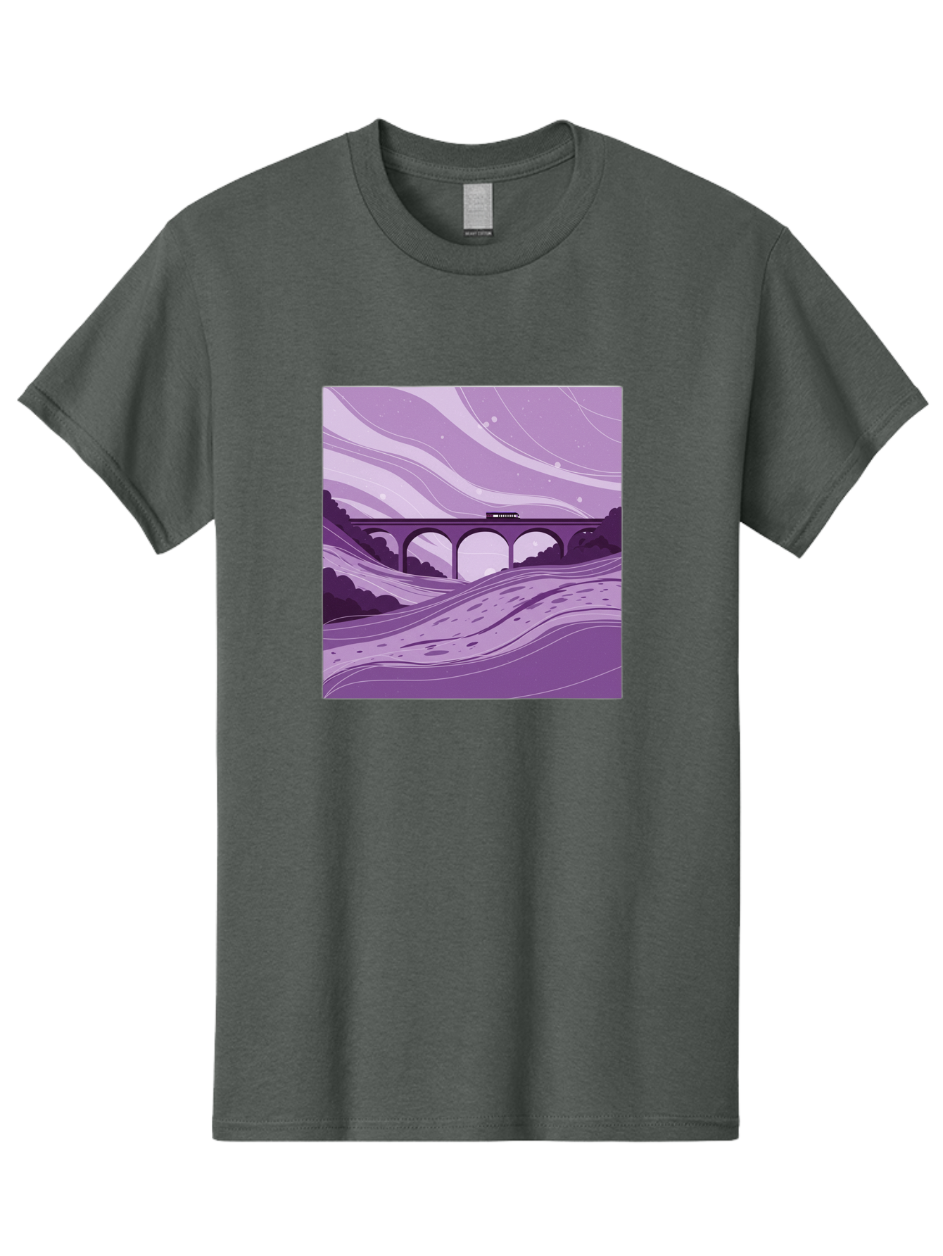 Train-On-Bridge Men'S Graphic Tee, 100% Cotton, Comfortable Casual Summer Wear, Machine Washable, Vintage Camera, Old Camera, Antique Camera, Black Camera, Classic Photography, Photography Equipment, Nostalgic Device, Film Camera, Camera Art Baf599 6