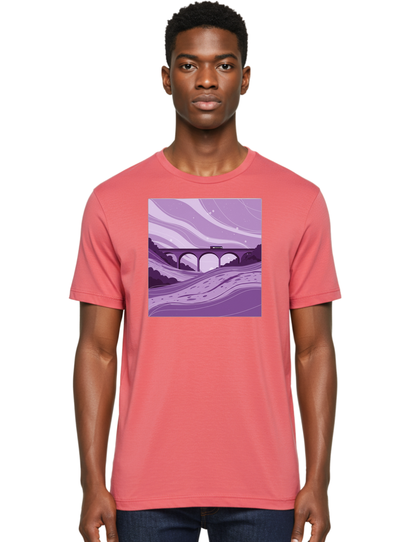 Train-On-Bridge Men'S Graphic Tee, 100% Cotton, Comfortable Casual Summer Wear, Machine Washable, Vintage Camera, Old Camera, Antique Camera, Black Camera, Classic Photography, Photography Equipment, Nostalgic Device, Film Camera, Camera Art Baf599 18