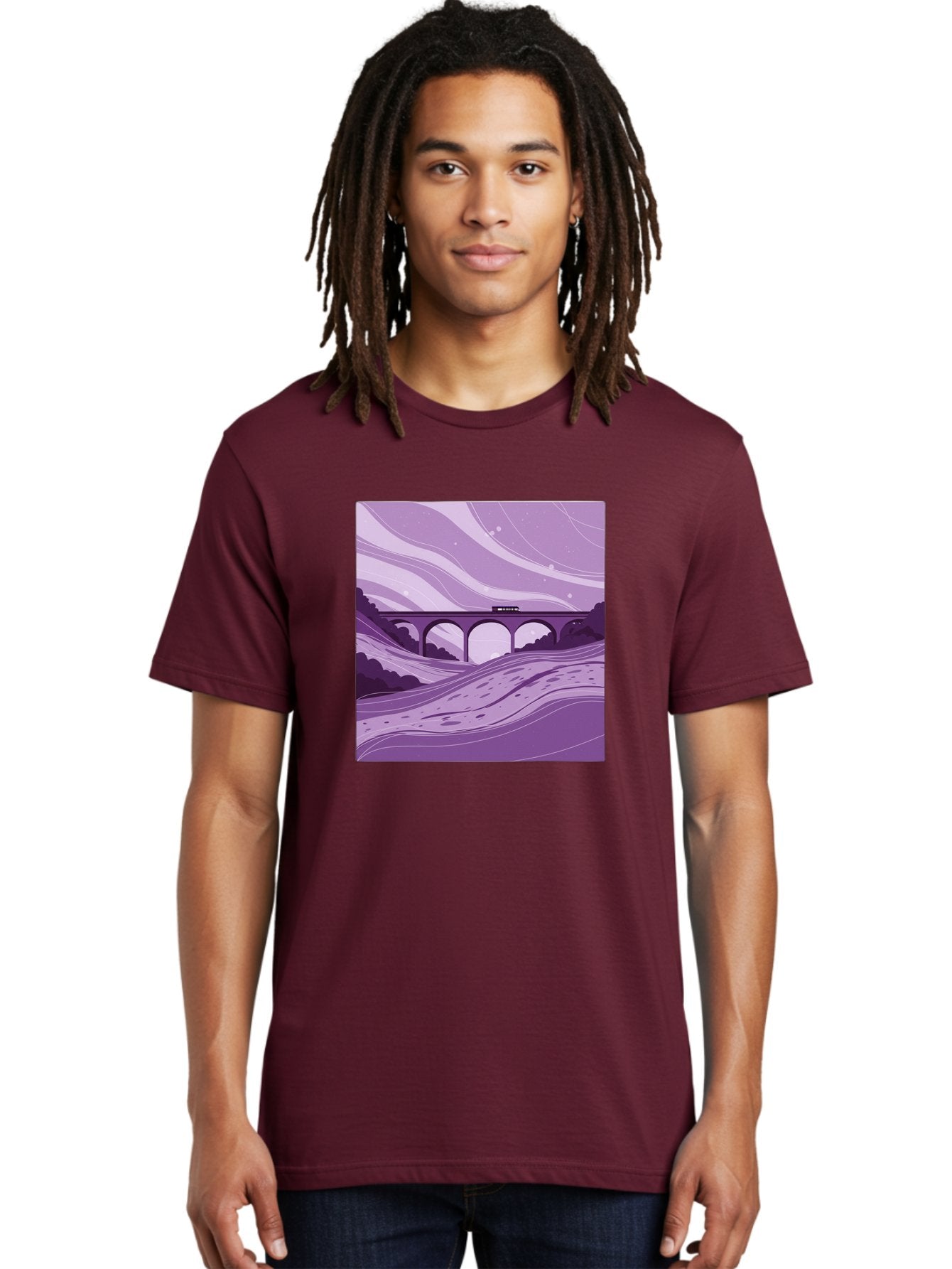 Train-On-Bridge Men'S Graphic Tee, 100% Cotton, Comfortable Casual Summer Wear, Machine Washable, Vintage Camera, Old Camera, Antique Camera, Black Camera, Classic Photography, Photography Equipment, Nostalgic Device, Film Camera, Camera Art Baf599 17