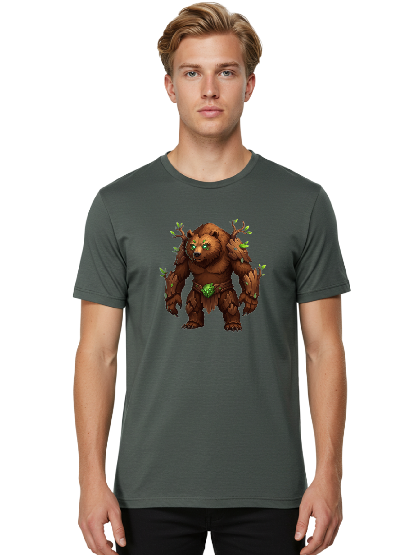 Treant-Bear Men'S Graphic Tee, 100% Cotton, Comfortable Casual Summer Wear, Machine Washable, Vintage Camera, Old Camera, Antique Camera, Black Camera, Classic Photography, Photography Equipment, Nostalgic Device, Film Camera, Camera Art Baf600 28