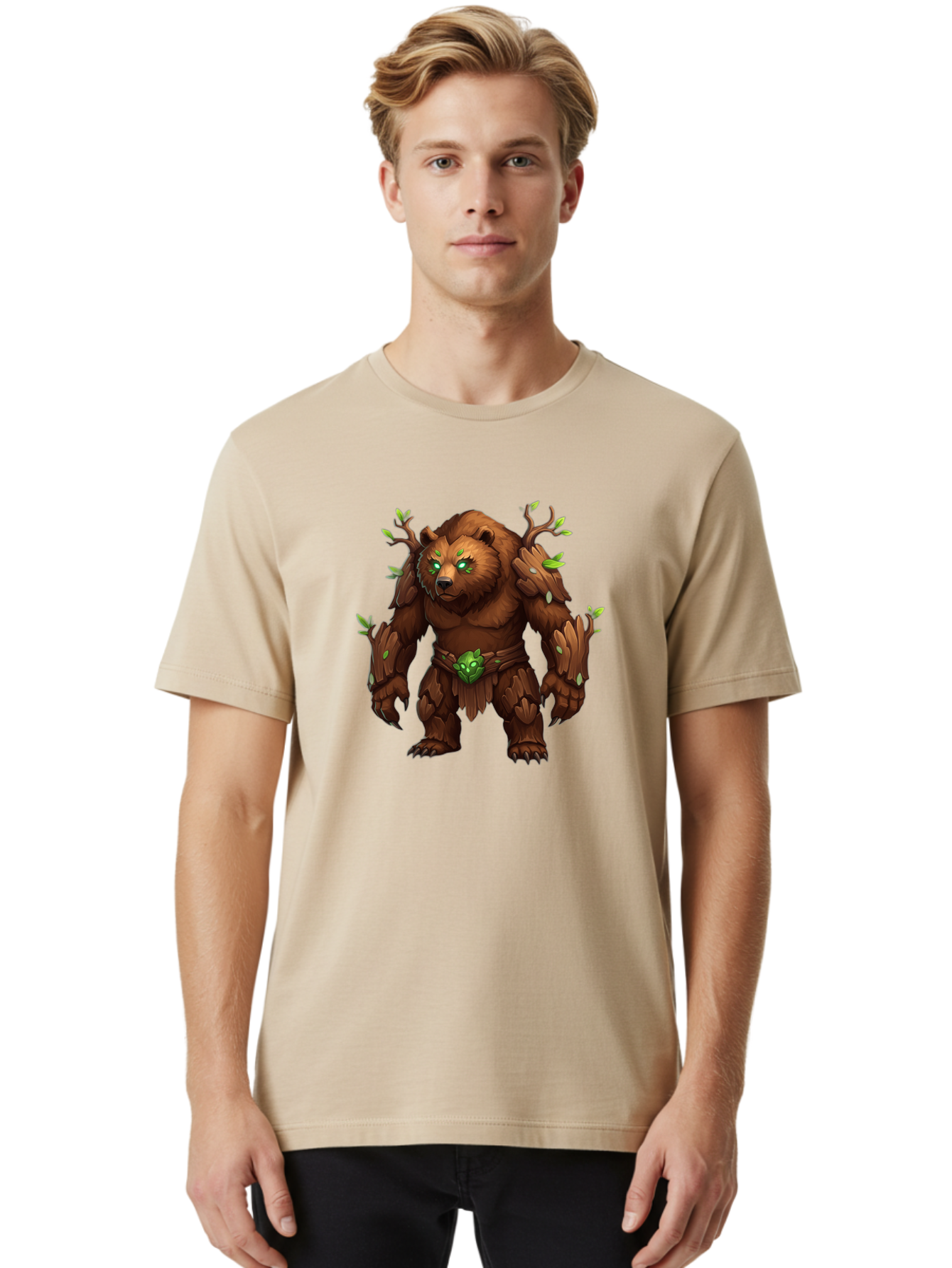 Treant-Bear Men'S Graphic Tee, 100% Cotton, Comfortable Casual Summer Wear, Machine Washable, Vintage Camera, Old Camera, Antique Camera, Black Camera, Classic Photography, Photography Equipment, Nostalgic Device, Film Camera, Camera Art Baf600 16