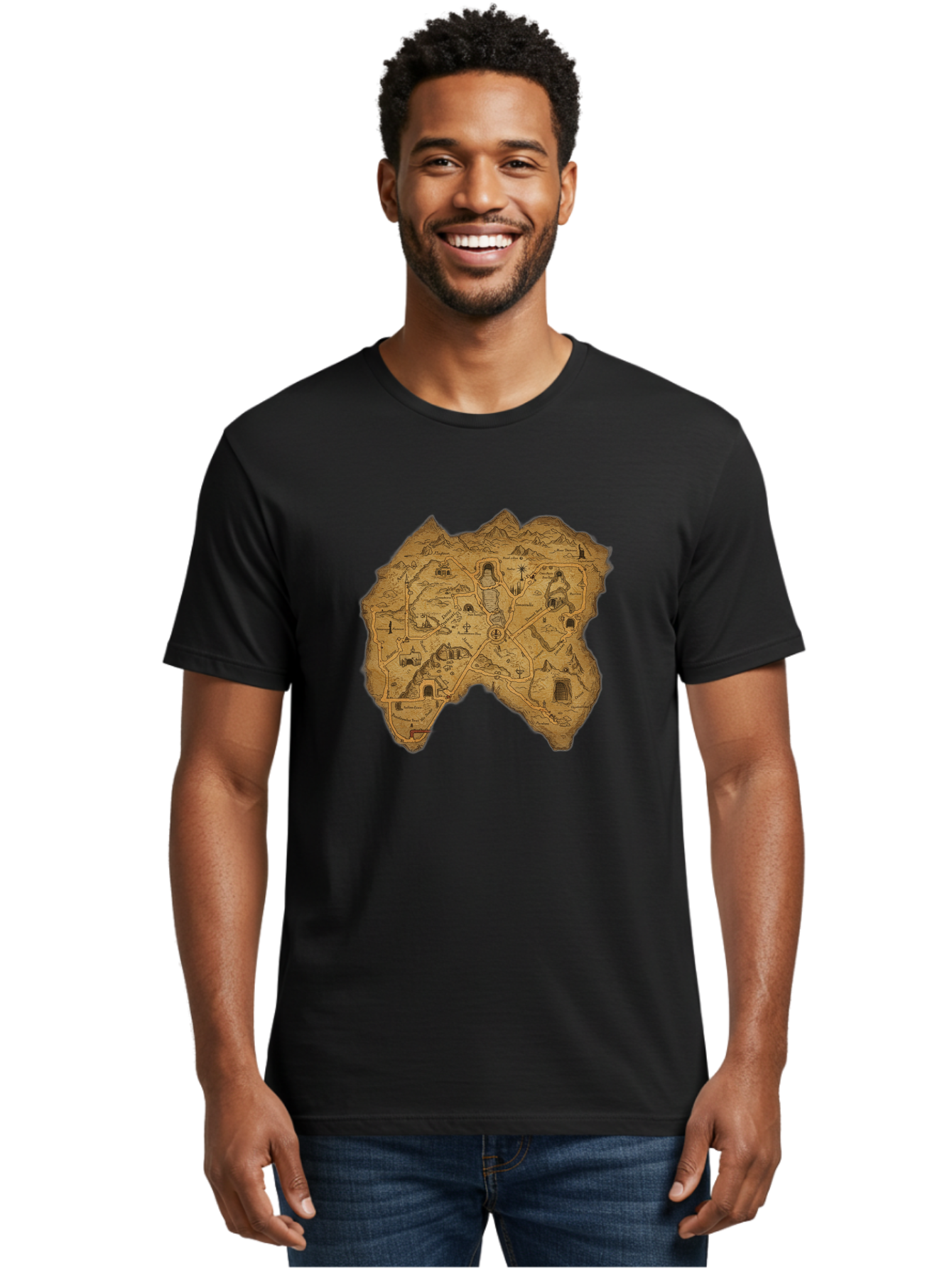 Treasure-Map Men'S Graphic Tee, 100% Cotton, Comfortable Casual Summer Wear, Machine Washable, Vintage Camera, Old Camera, Antique Camera, Black Camera, Classic Photography, Photography Equipment, Nostalgic Device, Film Camera, Camera Art Baf602 26
