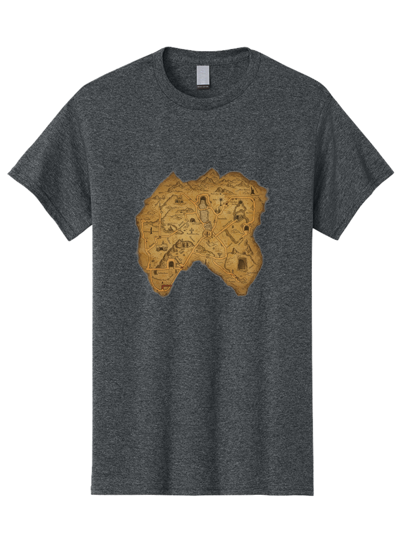 Treasure-Map Men'S Graphic Tee, 100% Cotton, Comfortable Casual Summer Wear, Machine Washable, Vintage Camera, Old Camera, Antique Camera, Black Camera, Classic Photography, Photography Equipment, Nostalgic Device, Film Camera, Camera Art Baf602 23